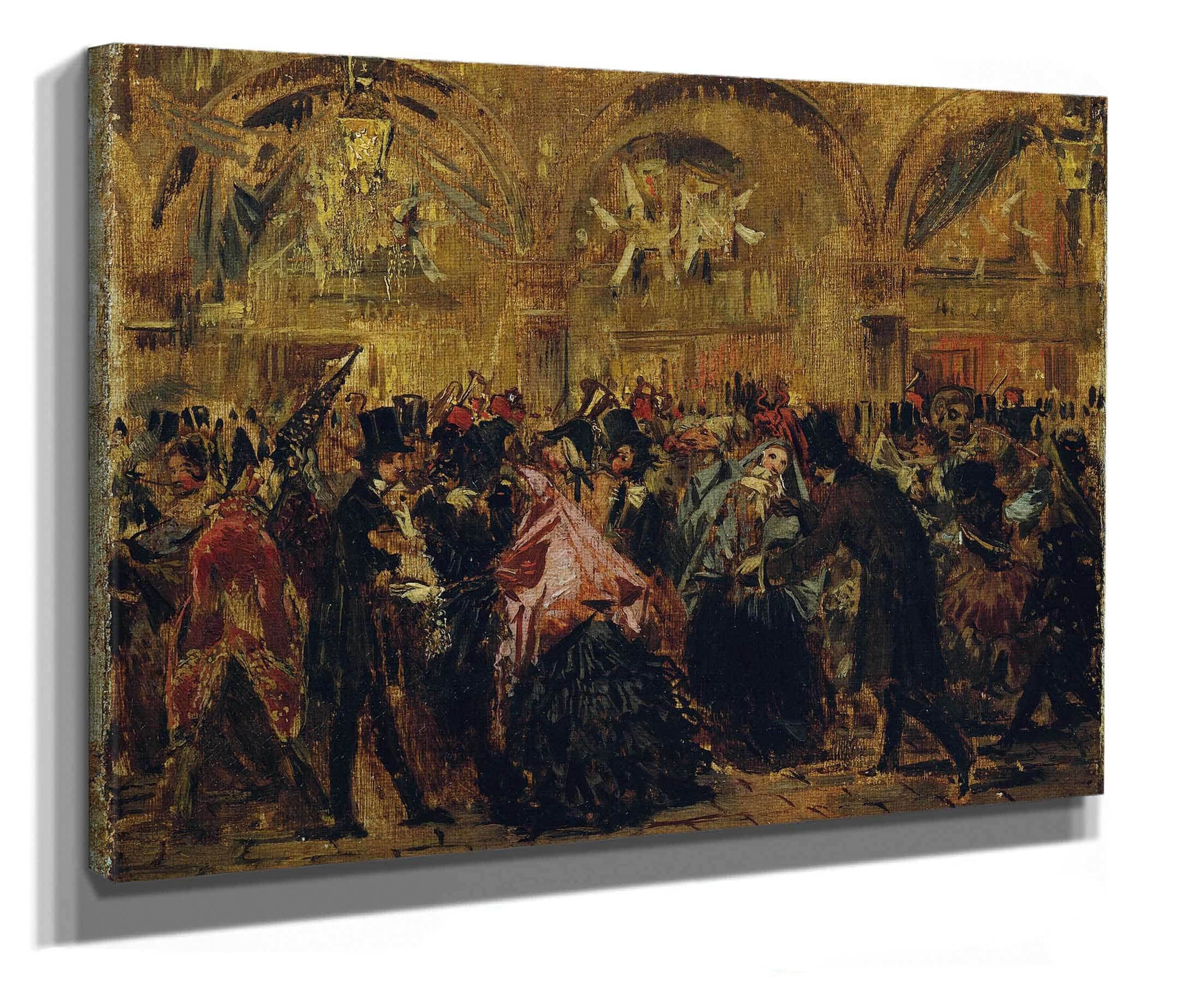 Karneval Auf Dem Markusplatz In Venedig by Anton Romako - Image 2
