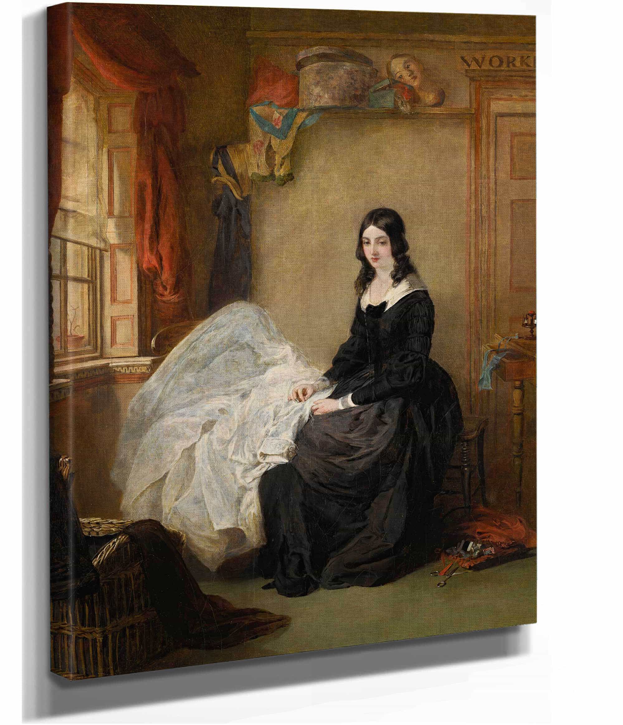 Kate Nickleby At Madame Mantalinis by William Powell Frith - Image 2