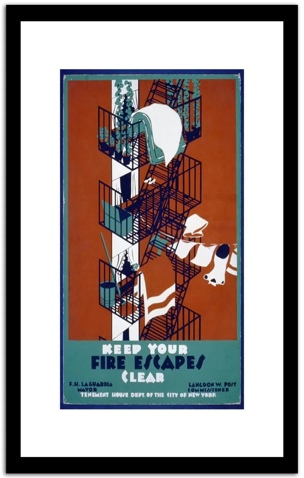 Keep Your Clear Vintage Poster