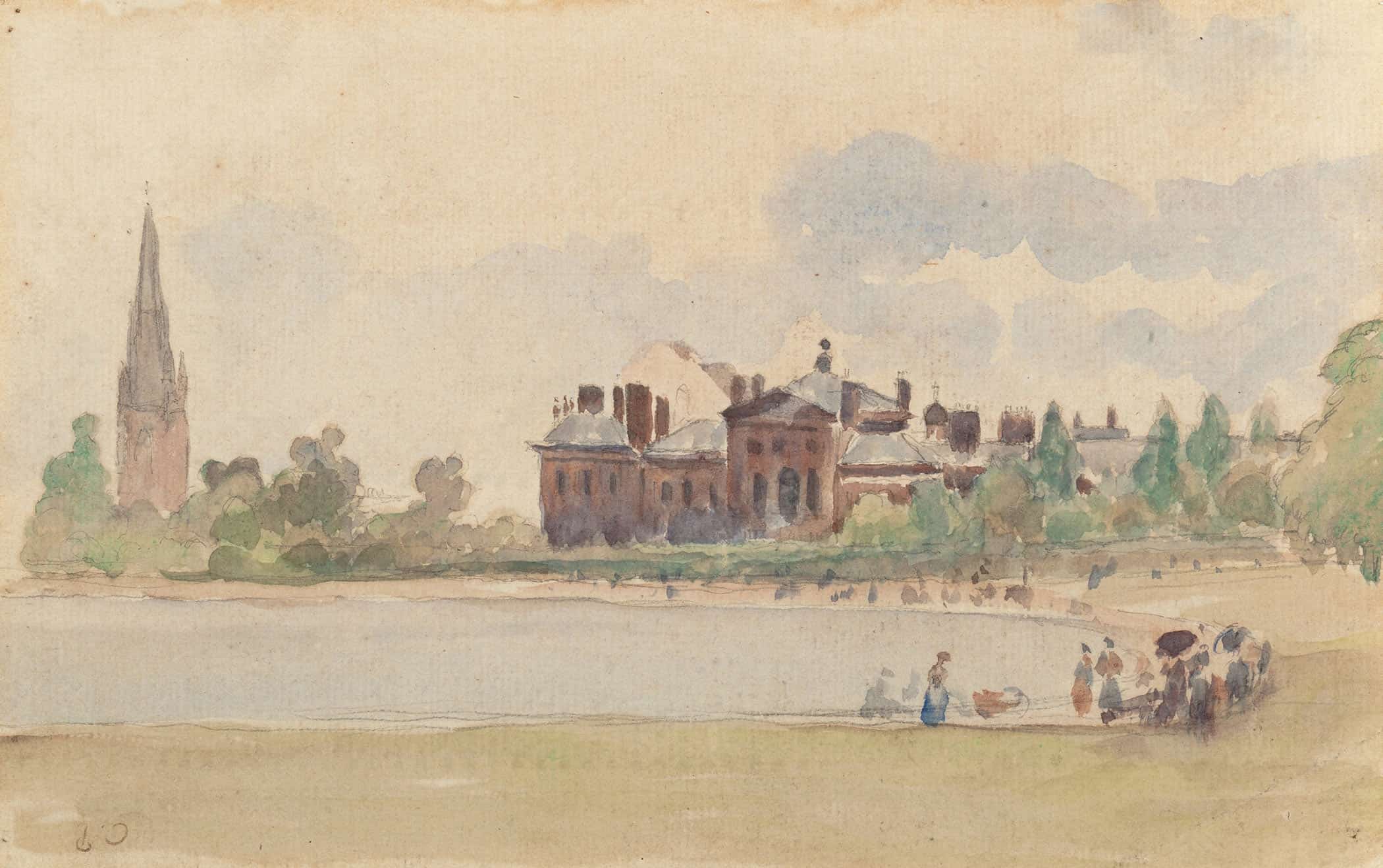 Kensington Gardens London by Camille Pissarro - Image 2