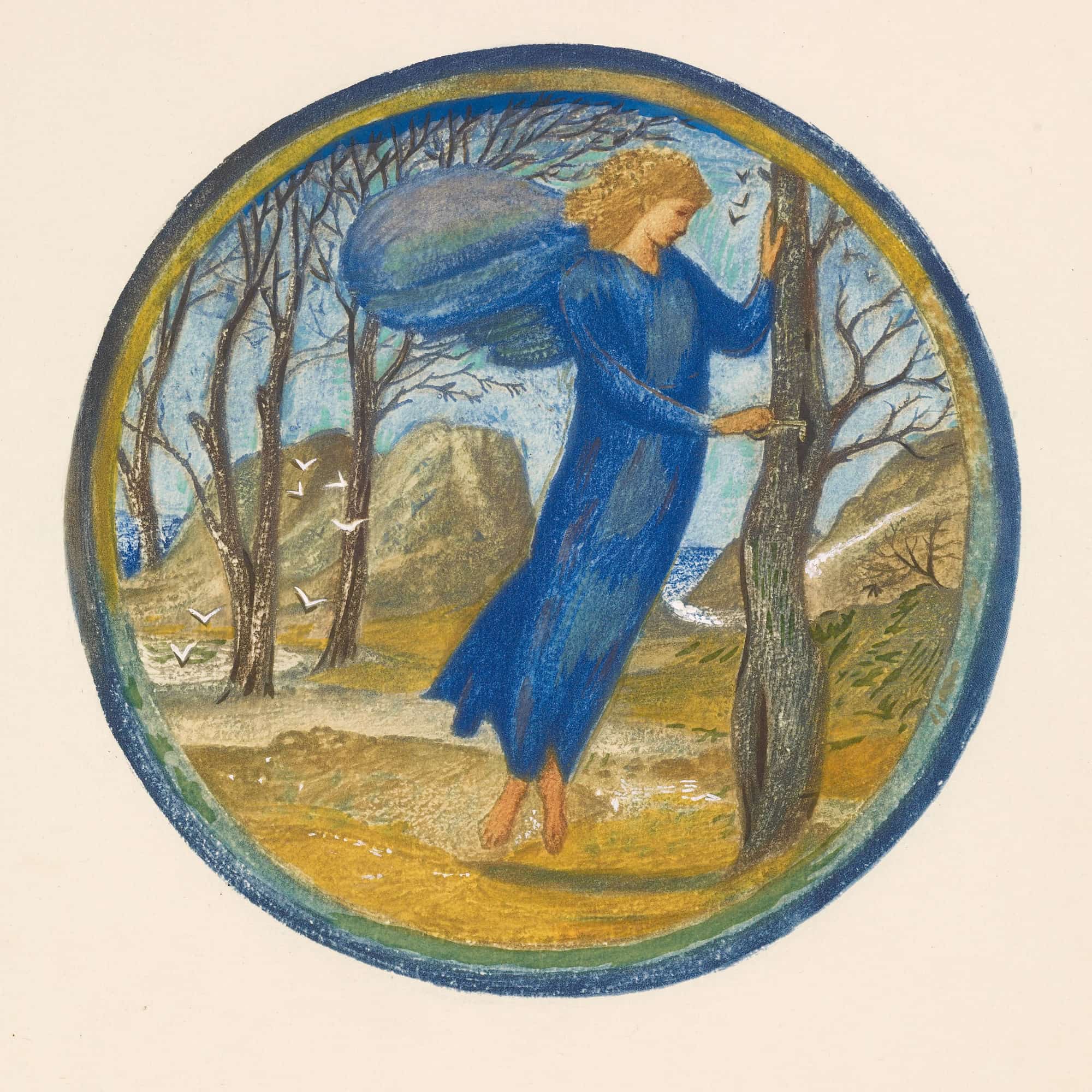 Key Of Spring by Sir Edward Coley Burne Jones - Image 4