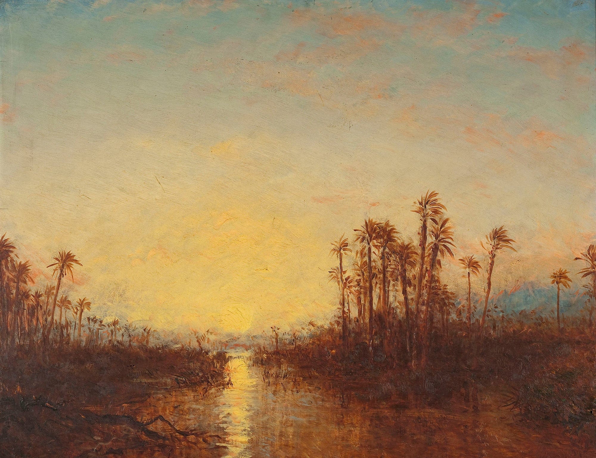 Khartoum Coucher De Soleil by Felix Ziem - Image 2