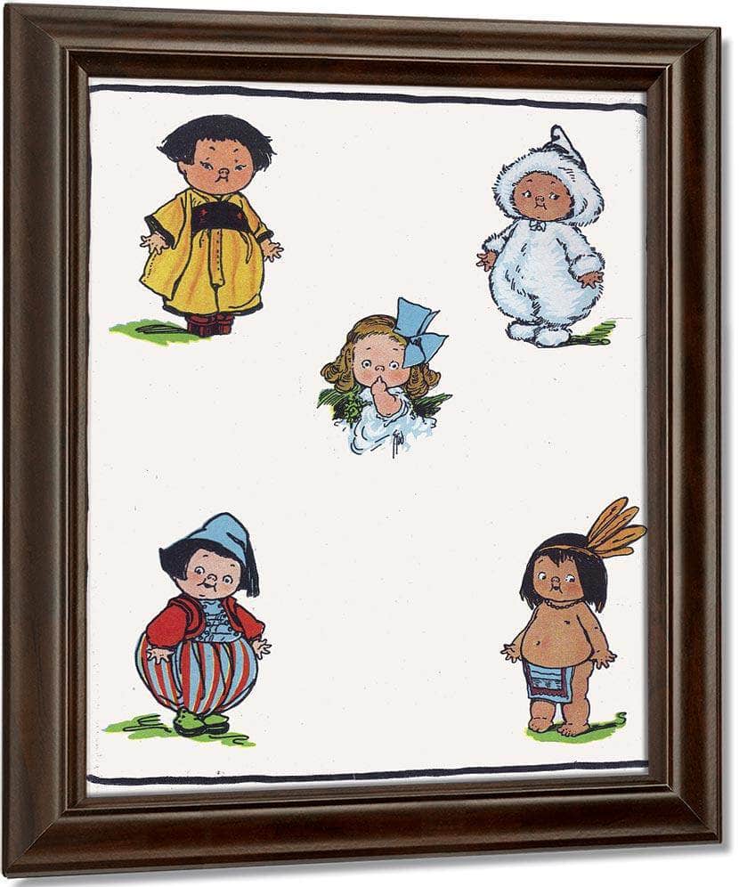 Kiddie Land Endpaper National Costumes By Grace G Drayton - Image 5