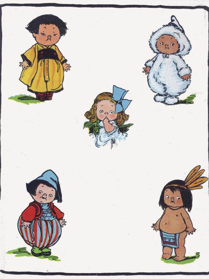 Kiddie Land Endpaper National Costumes By Grace G Drayton - Image 6