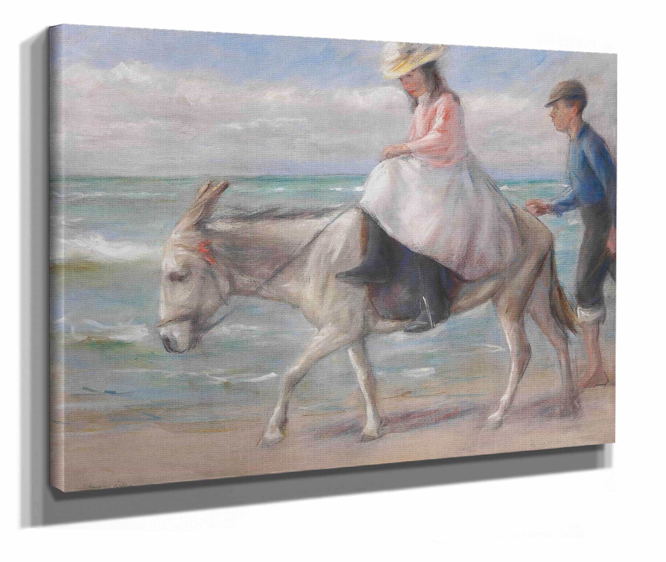 Kind Auf Einem Esel Reitend by Max Liebermann - Image 2