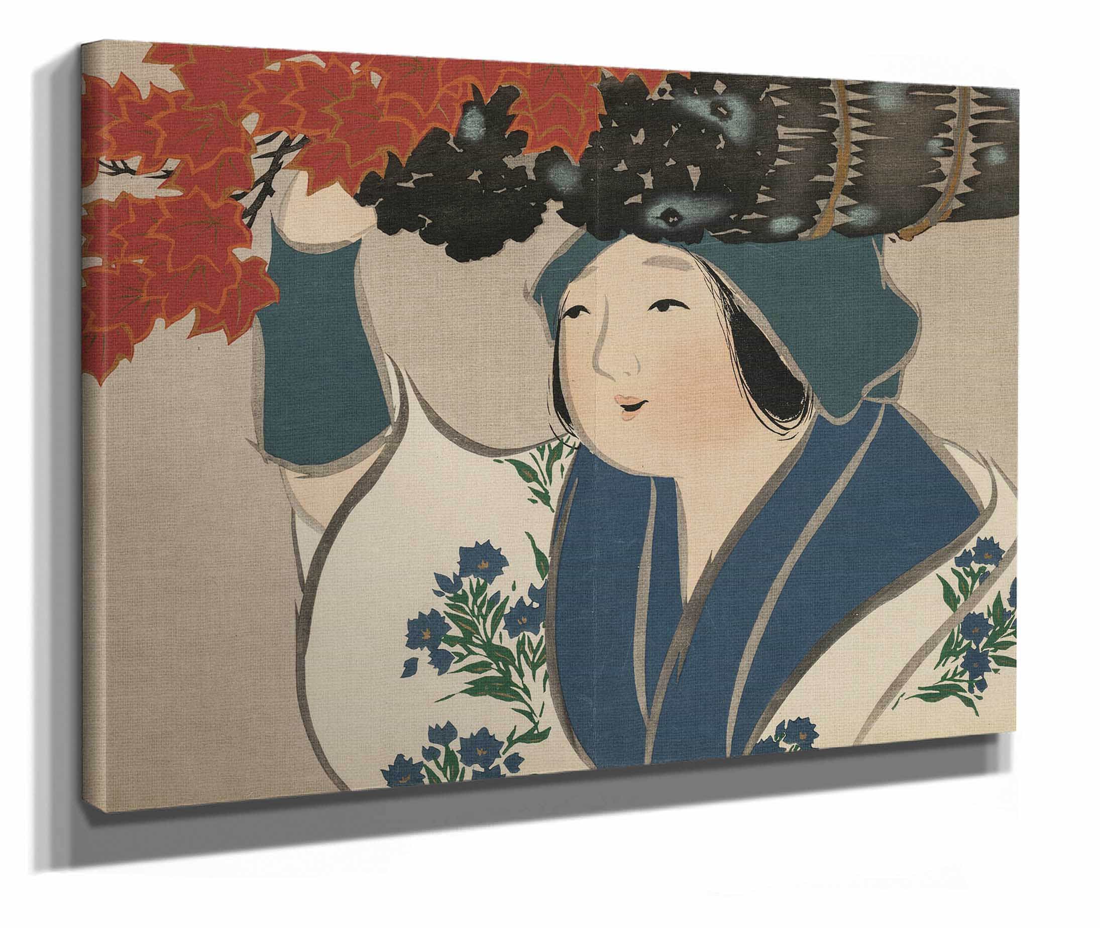 Kindling Salesgirl Kurokiuri by Kamisaka Sekka - Image 2