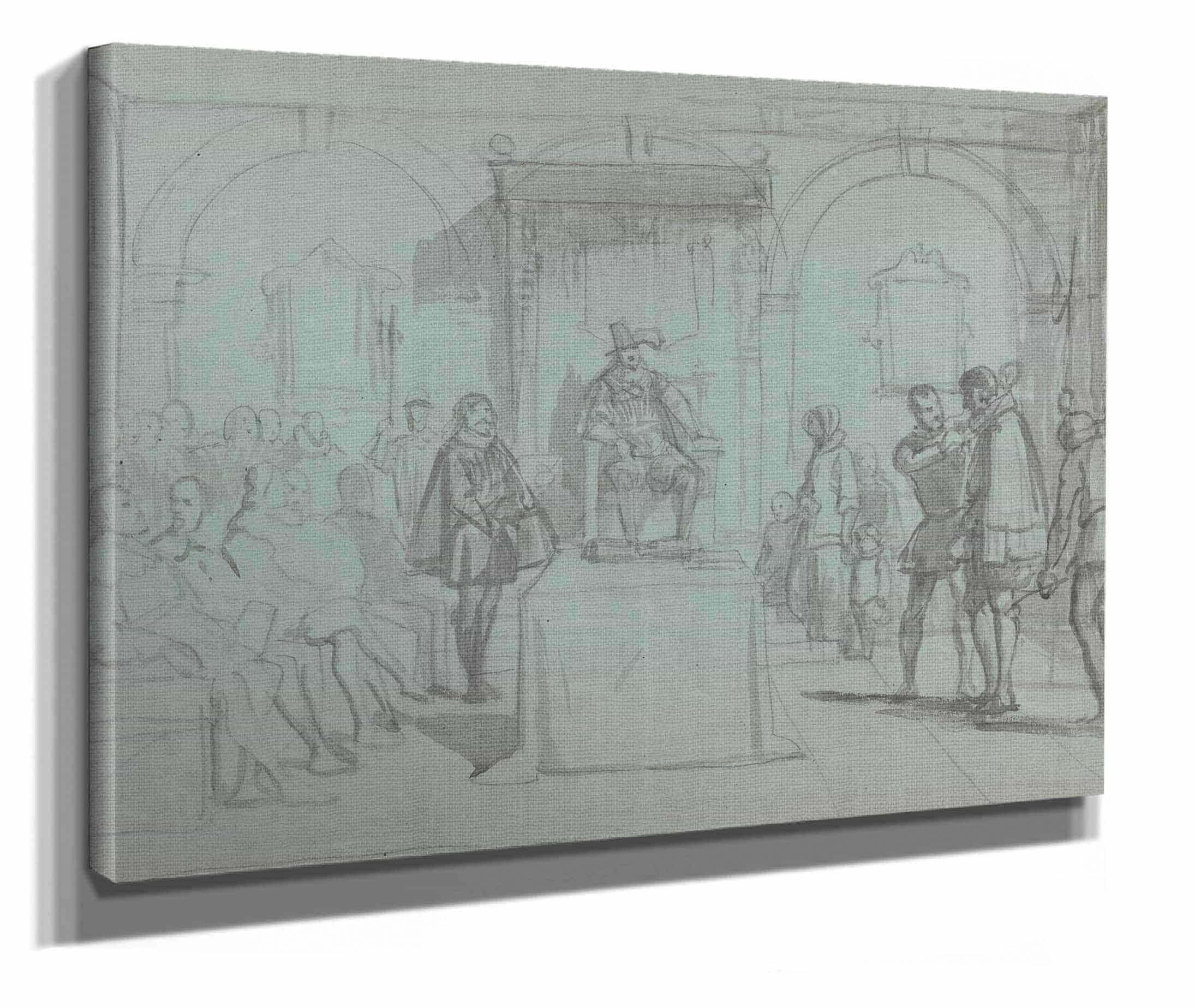 King Christian Iv Of Denmark Judging Christoffer Rosenkrantz by Wilhelm Marstrand - Image 2