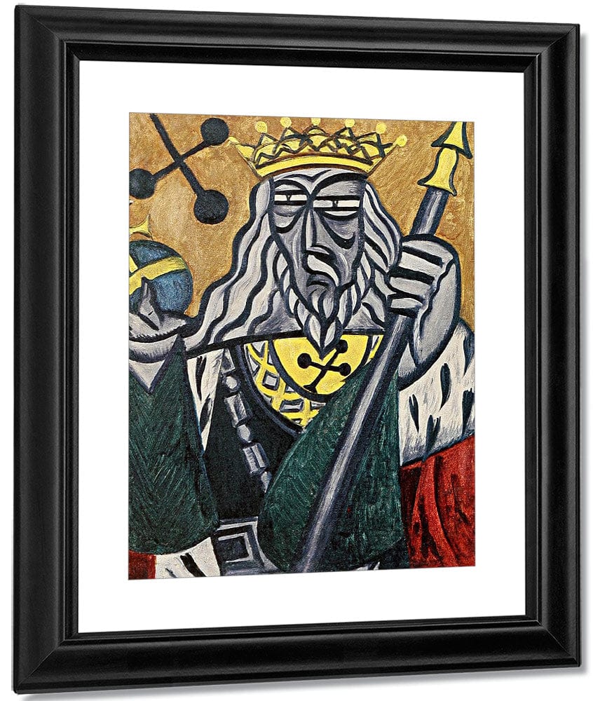King Of Clubs 1915 By Olga Rozanova - Image 3