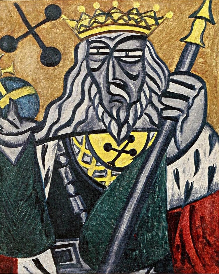 King Of Clubs 1915 By Olga Rozanova - Image 6