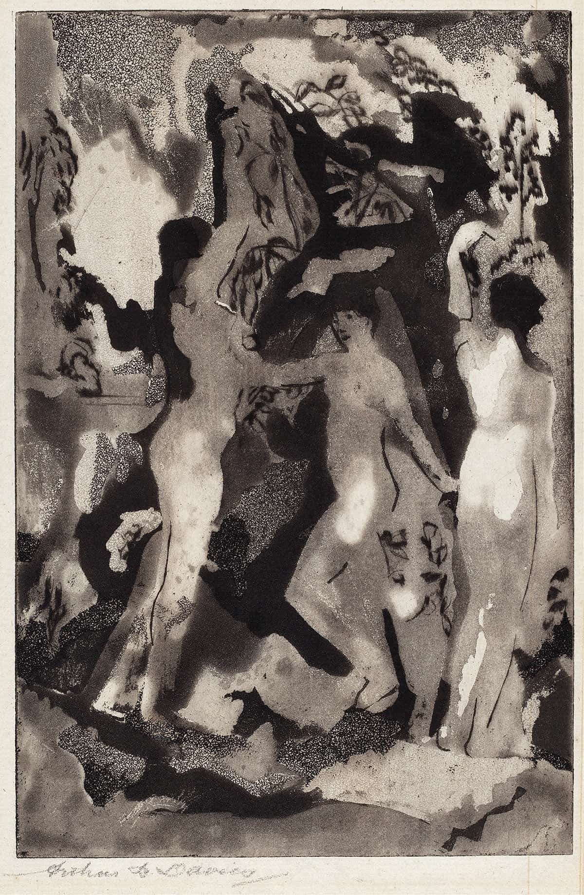 Kingdom Of The Sun by Arthur Bowen Davies - Image 3