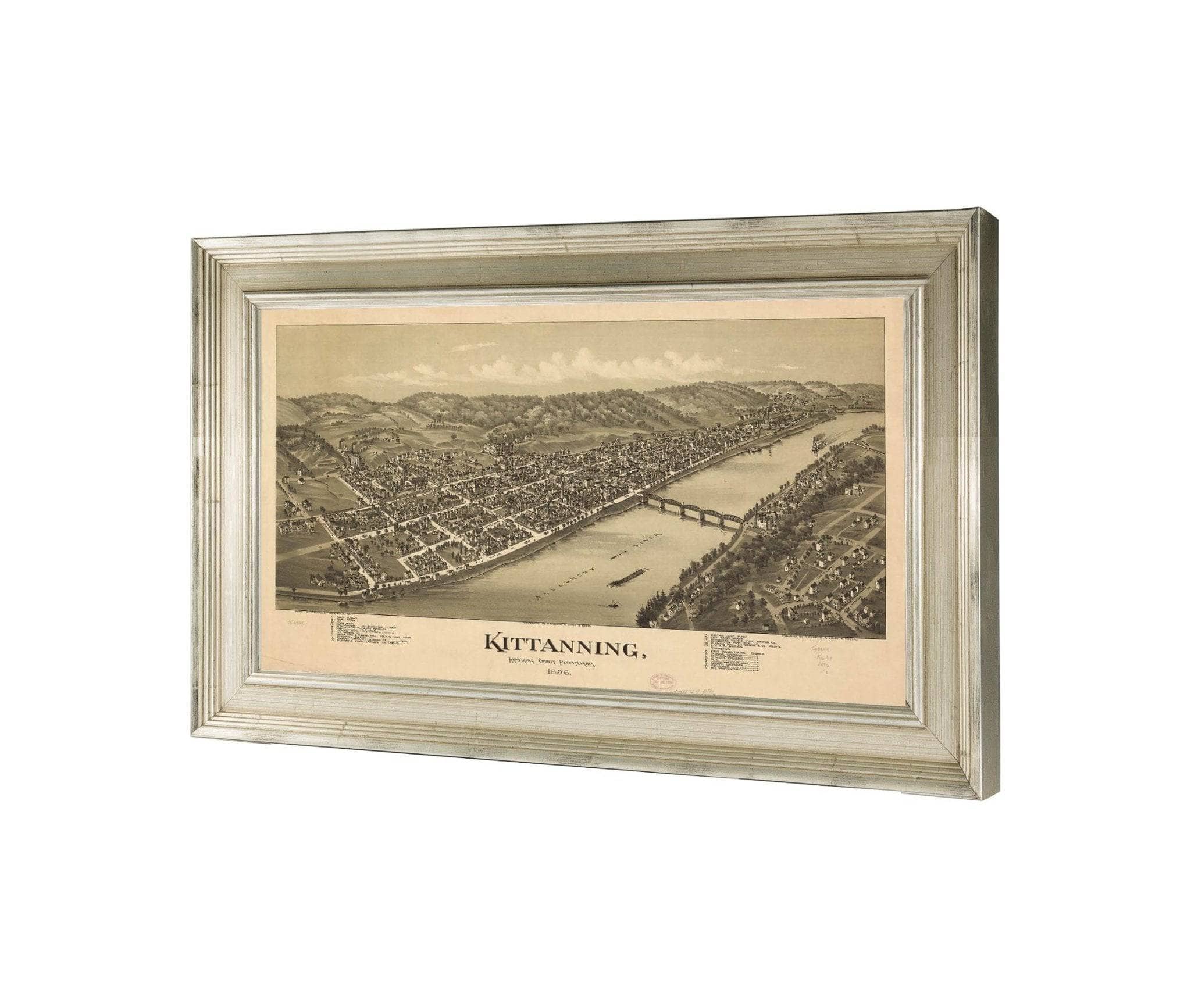 Kittanning Armstrong County Pennsylvania 1896 State Of Pennsylvania - Image 2