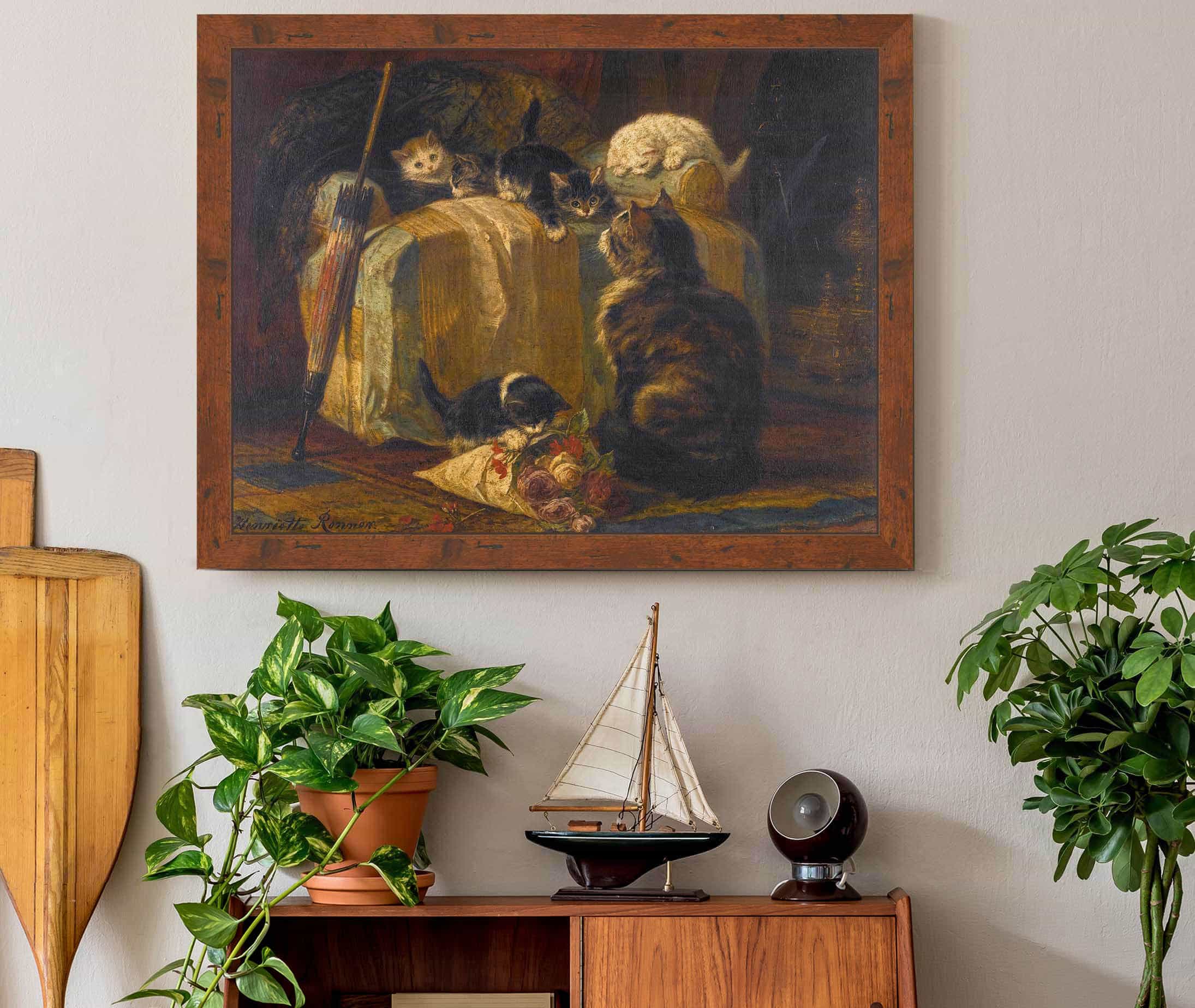Kittens At Play by Henriette Ronner Knip - Image 11