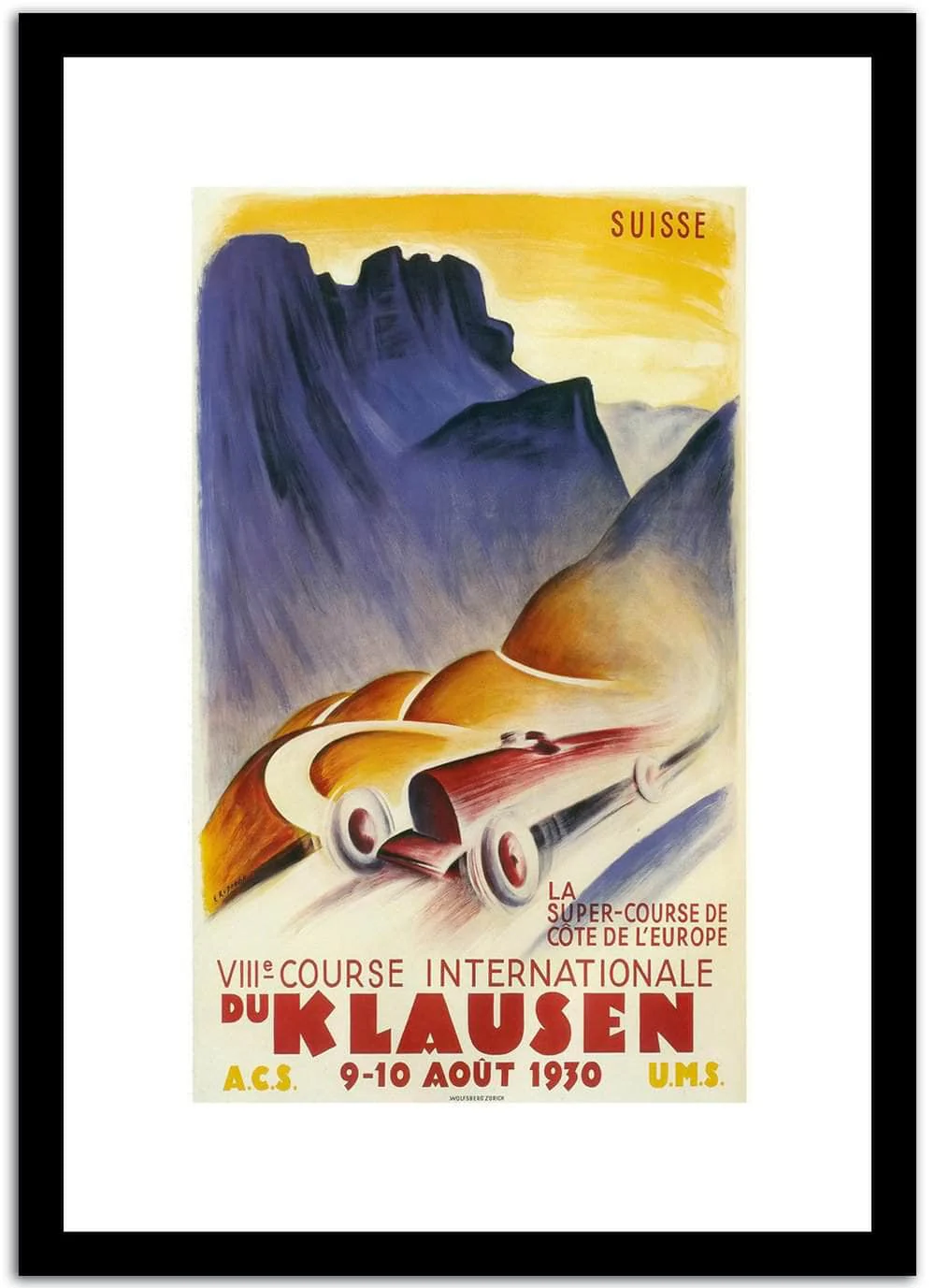 Klausen Vintage Poster