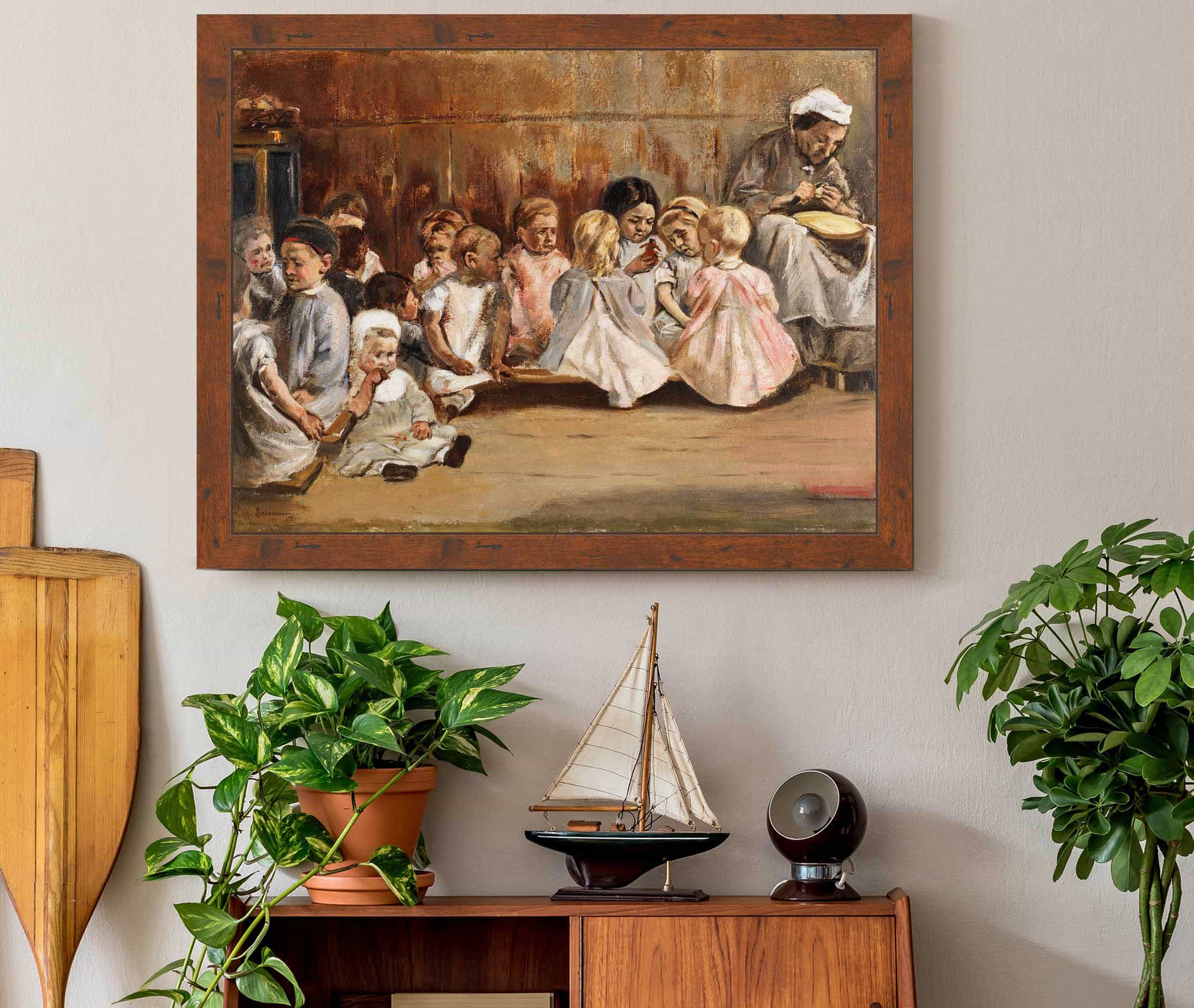 Kleinkinderschule by Max Liebermann - Image 3