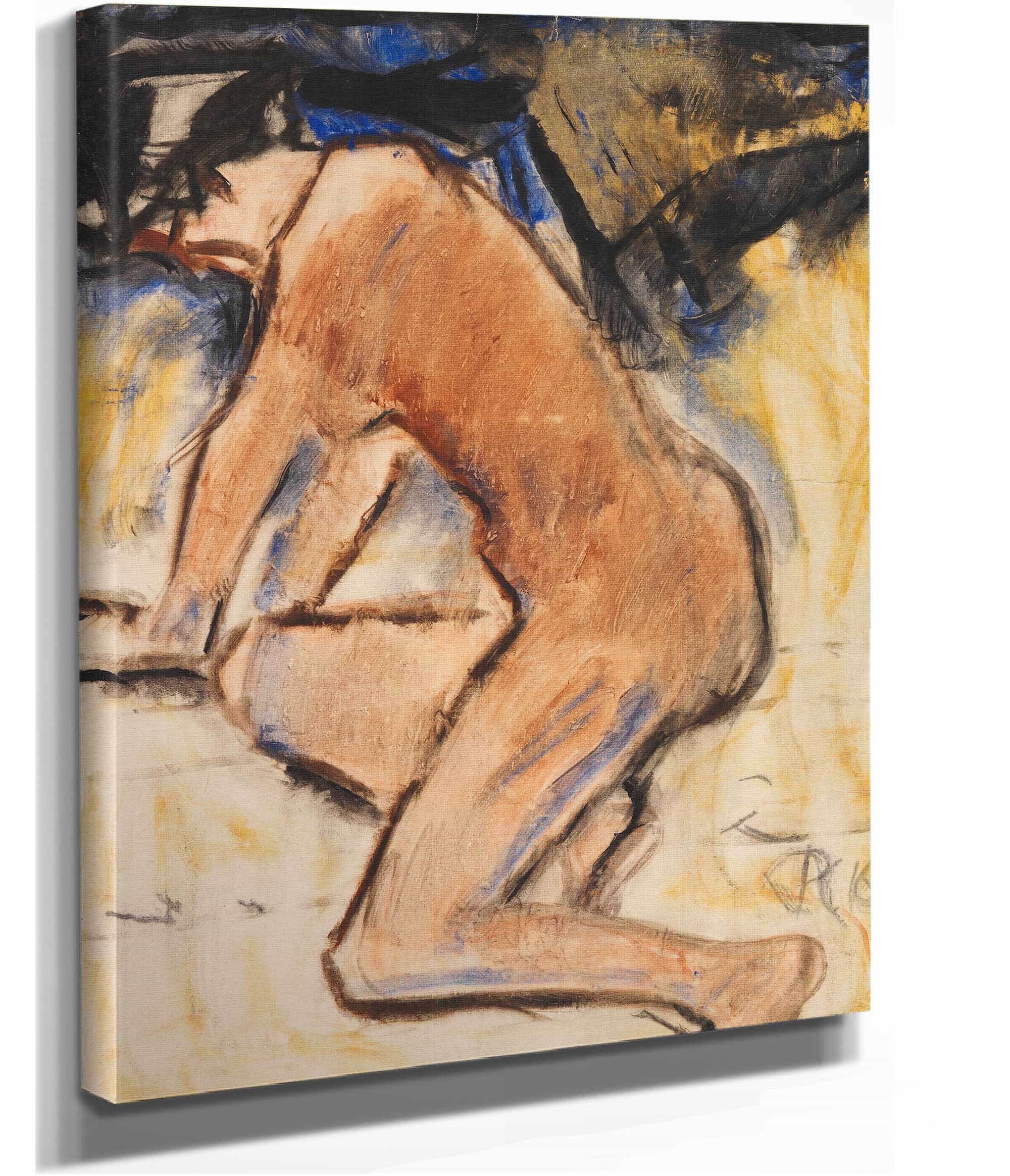 Kniender Akt by Christian Rohlfs - Image 2
