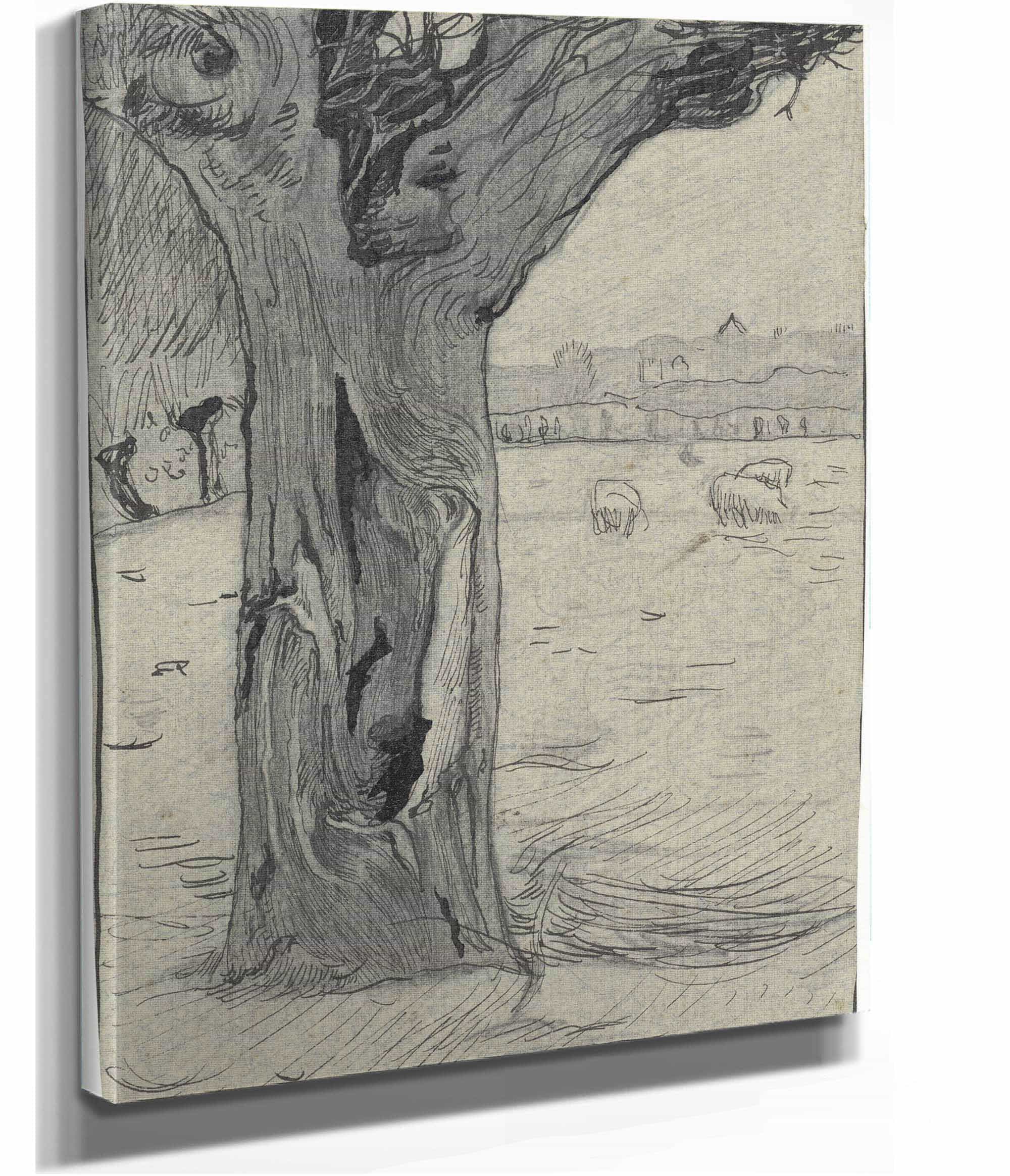 Knotwilg In Een Weidelandschap by Richard Nicolaus Roland Holst - Image 2