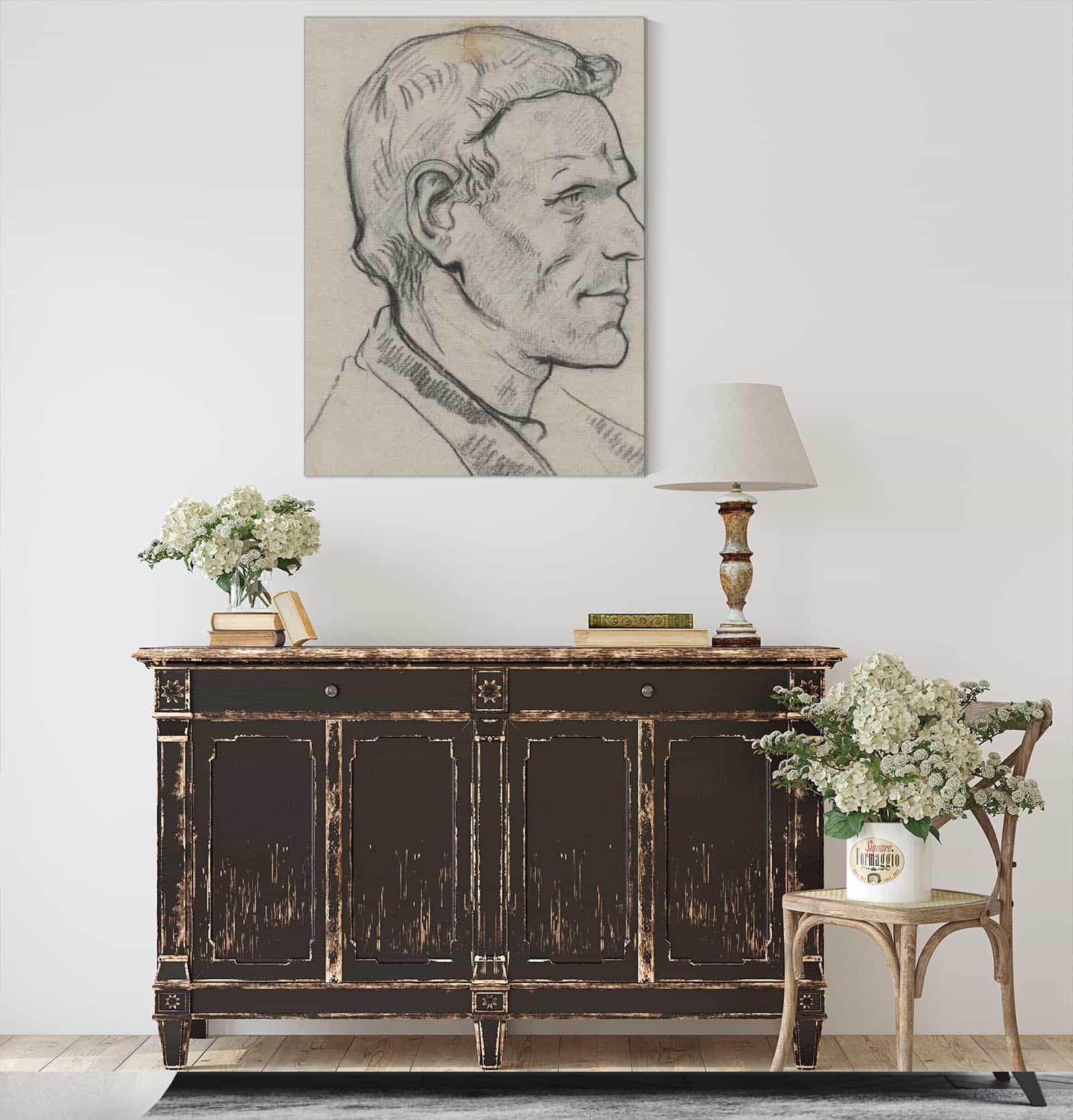 Kop Van Een Man Van Opzij by Richard Nicolaus Roland Holst - Image 4