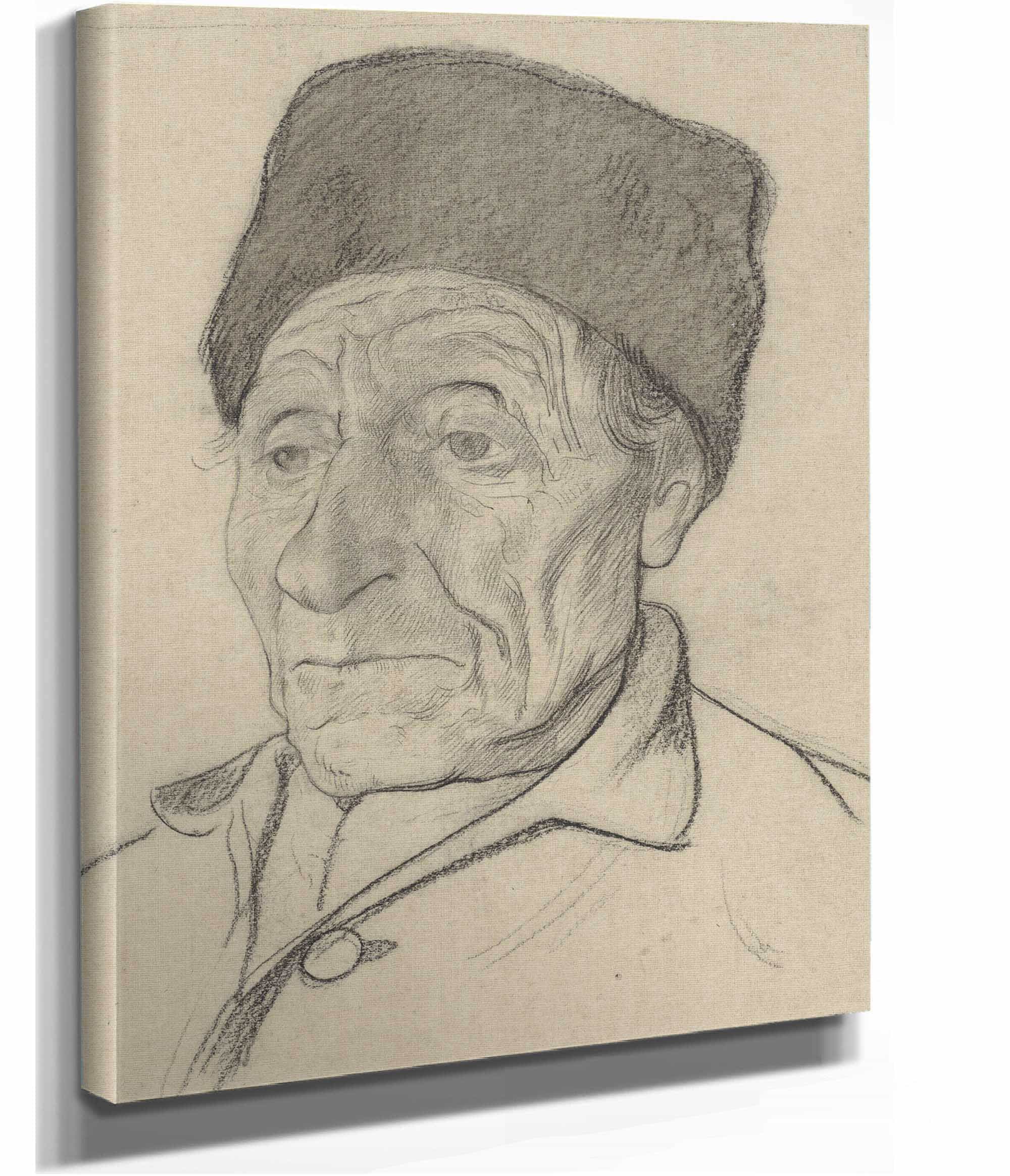 Kop Van Een Oude Man Met Een Muts by Richard Nicolaus Roland Holst - Image 2