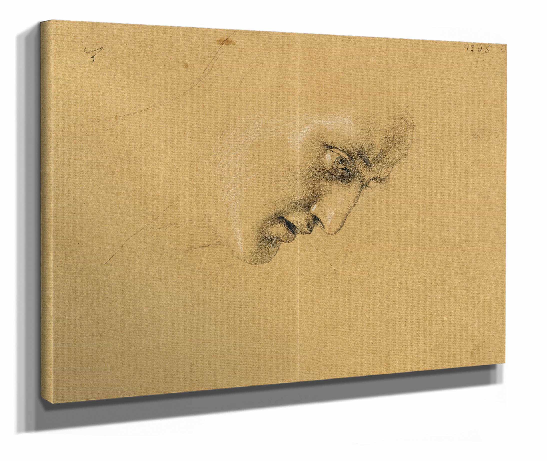 Kopfstudie by Johann Peter Krafft - Image 3