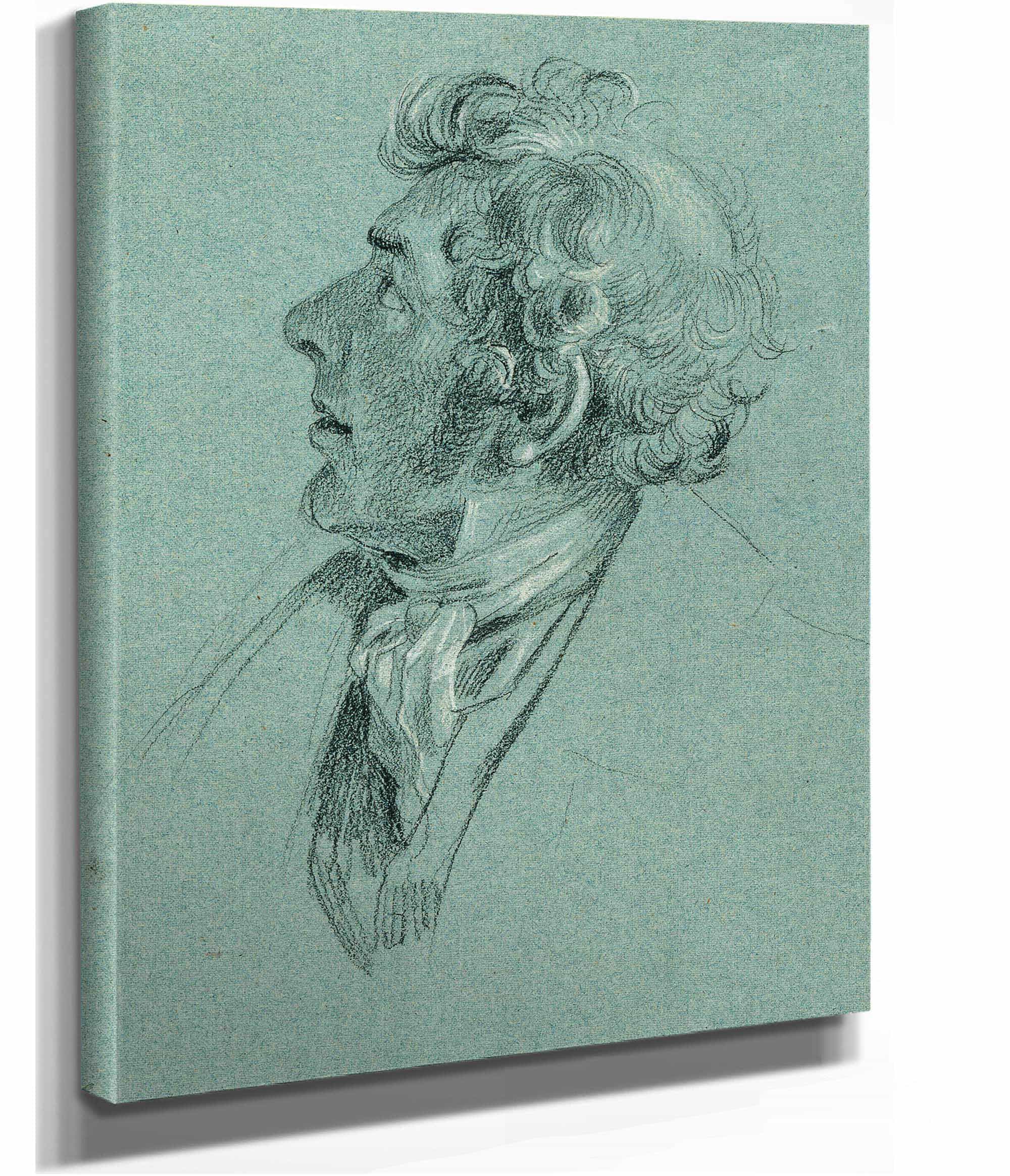 Kopfstudie Zu Ruckkehr Des Kaisers Franz Aus Pressburg Before by Johann Peter Krafft - Image 13