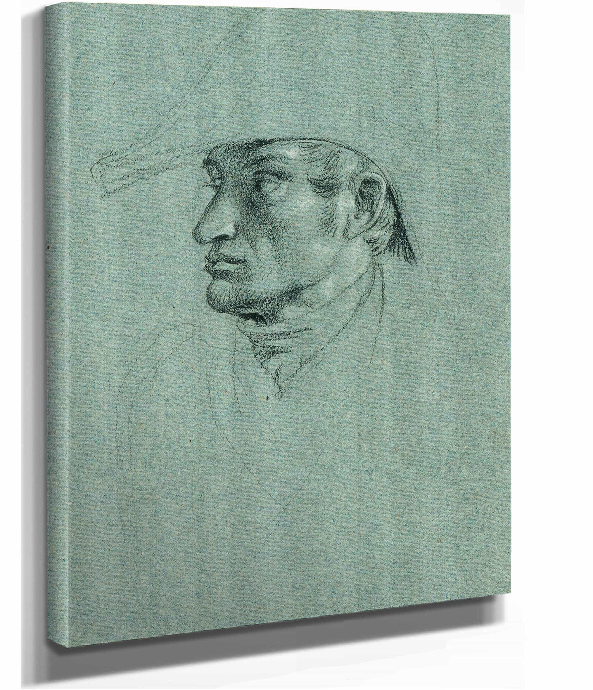 Kopfstudie Zu Ruckkehr Des Kaisers Franz Aus Pressburg Before by Johann Peter Krafft - Image 4