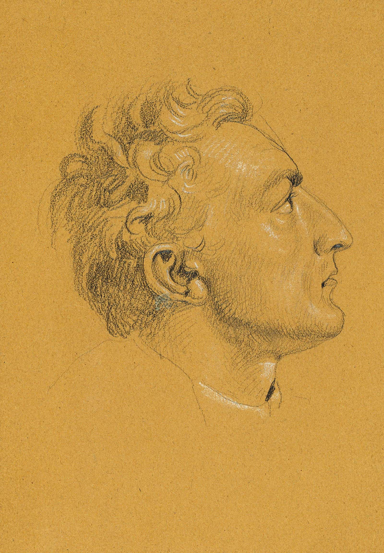 Kopfstudie Zu Ruckkehr Des Kaisers Franz Aus Pressburg Before by Johann Peter Krafft - Image 8