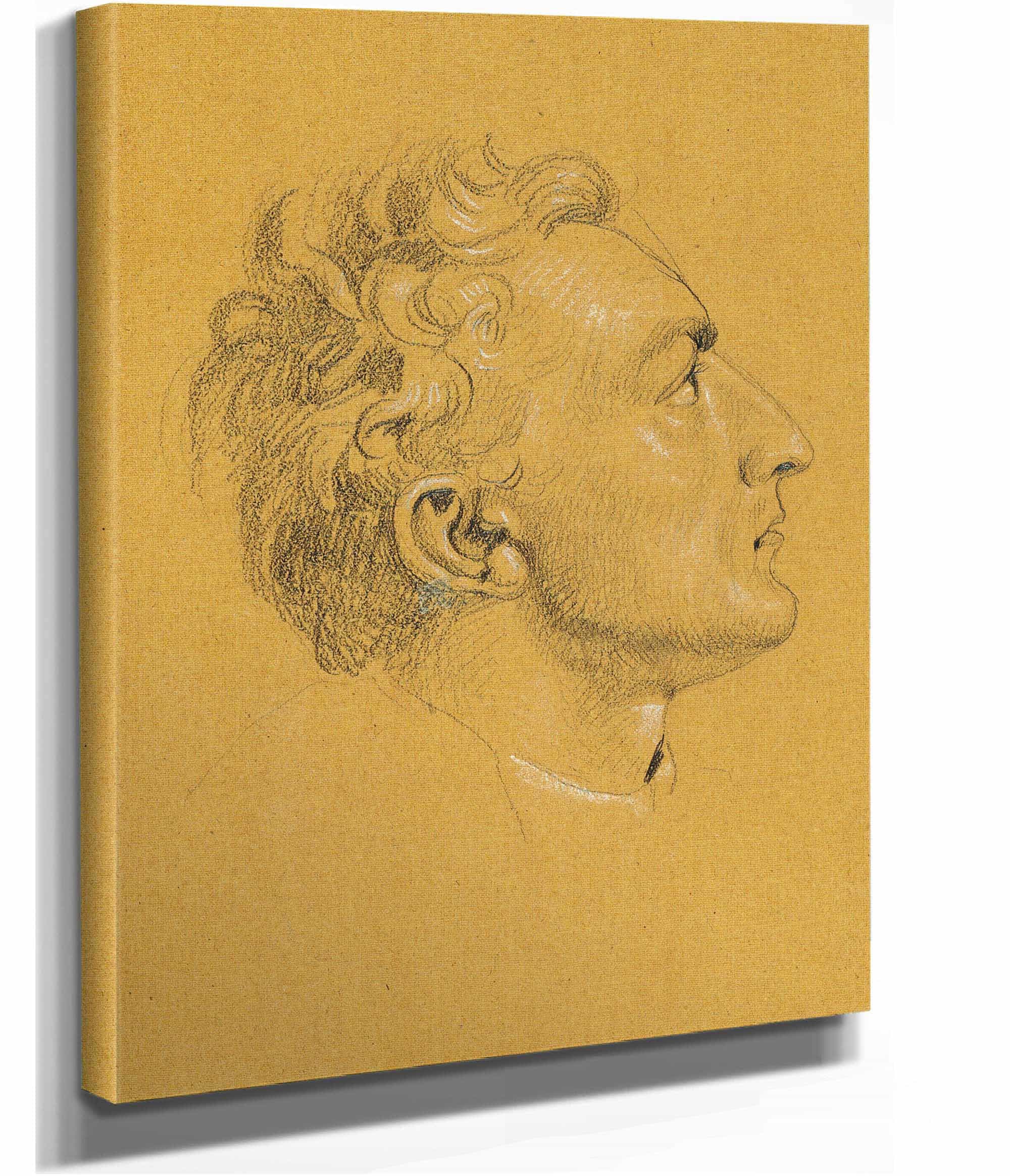Kopfstudie Zu Ruckkehr Des Kaisers Franz Aus Pressburg Before by Johann Peter Krafft - Image 9