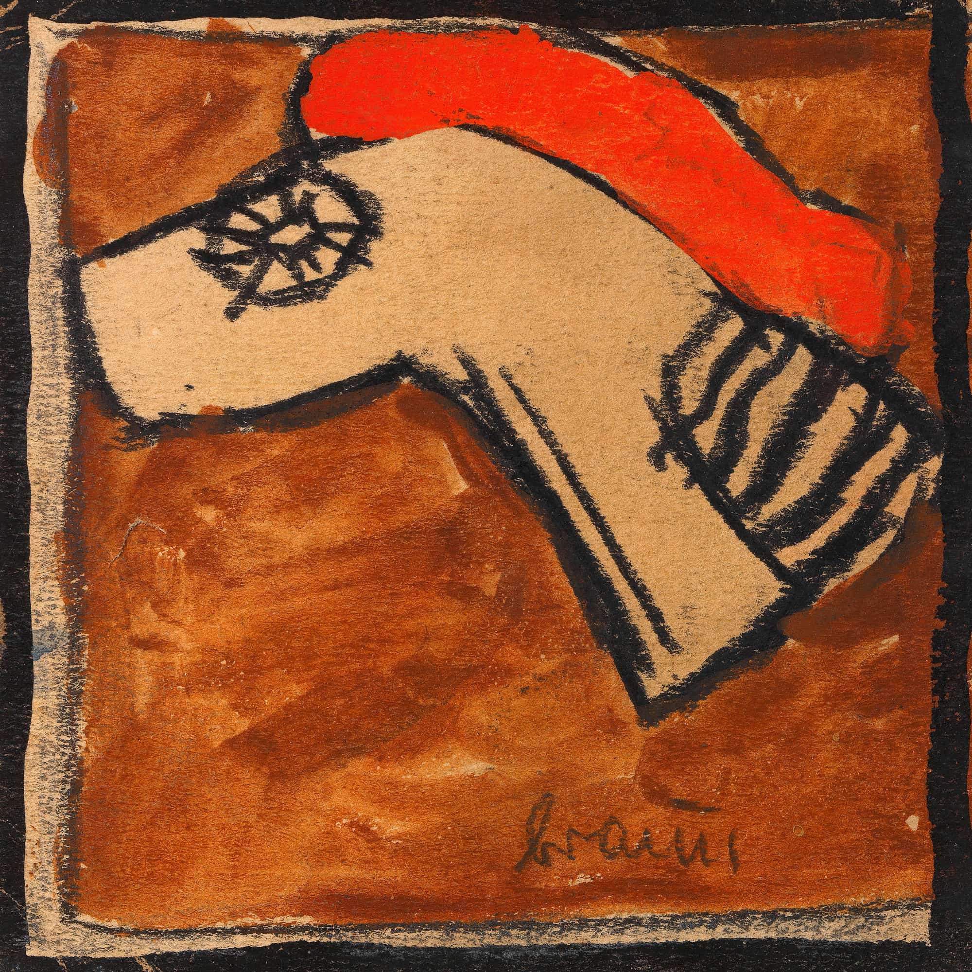 Kopfteil Eines Rossharnisch by Egon Schiele - Image 4