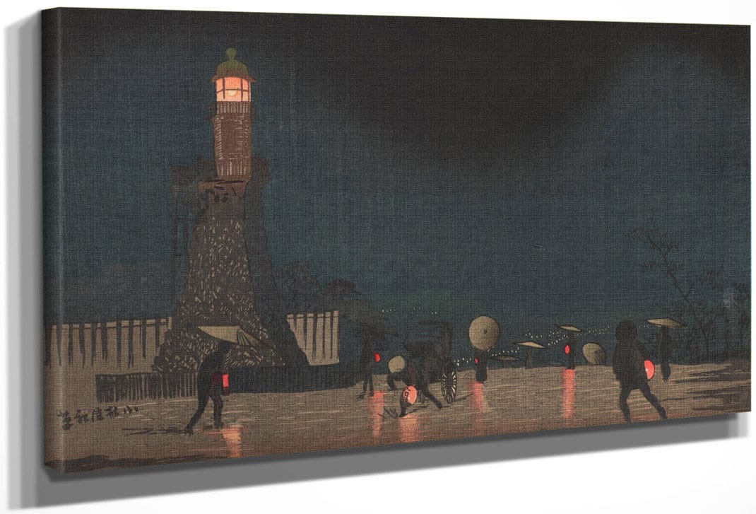 Kudanzaka At Night In Early Summer 1880 By Kobayashi Kiyochika