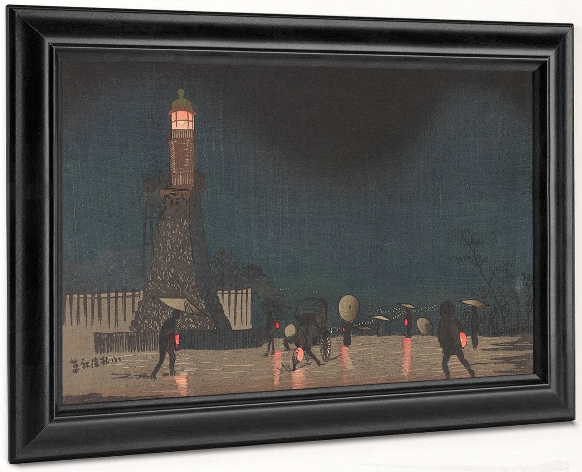 Kudanzaka At Night In Early Summer 1880 By Kobayashi Kiyochika - Image 8