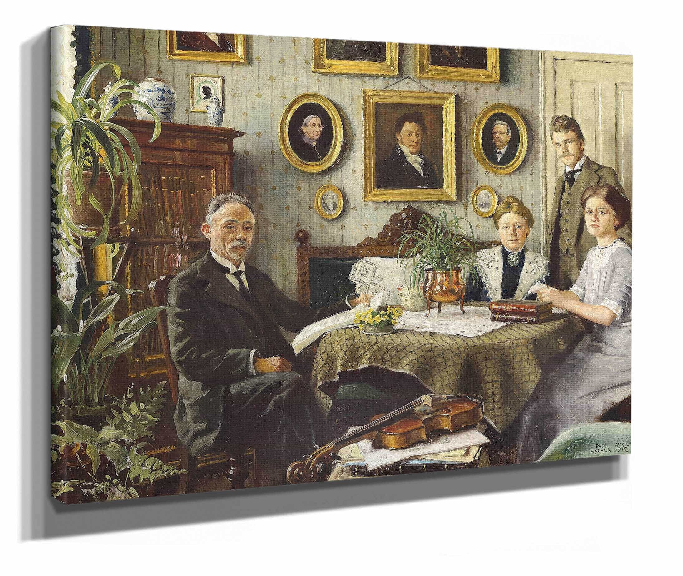 Kunstnerens Familie by Paul Fischer - Image 2
