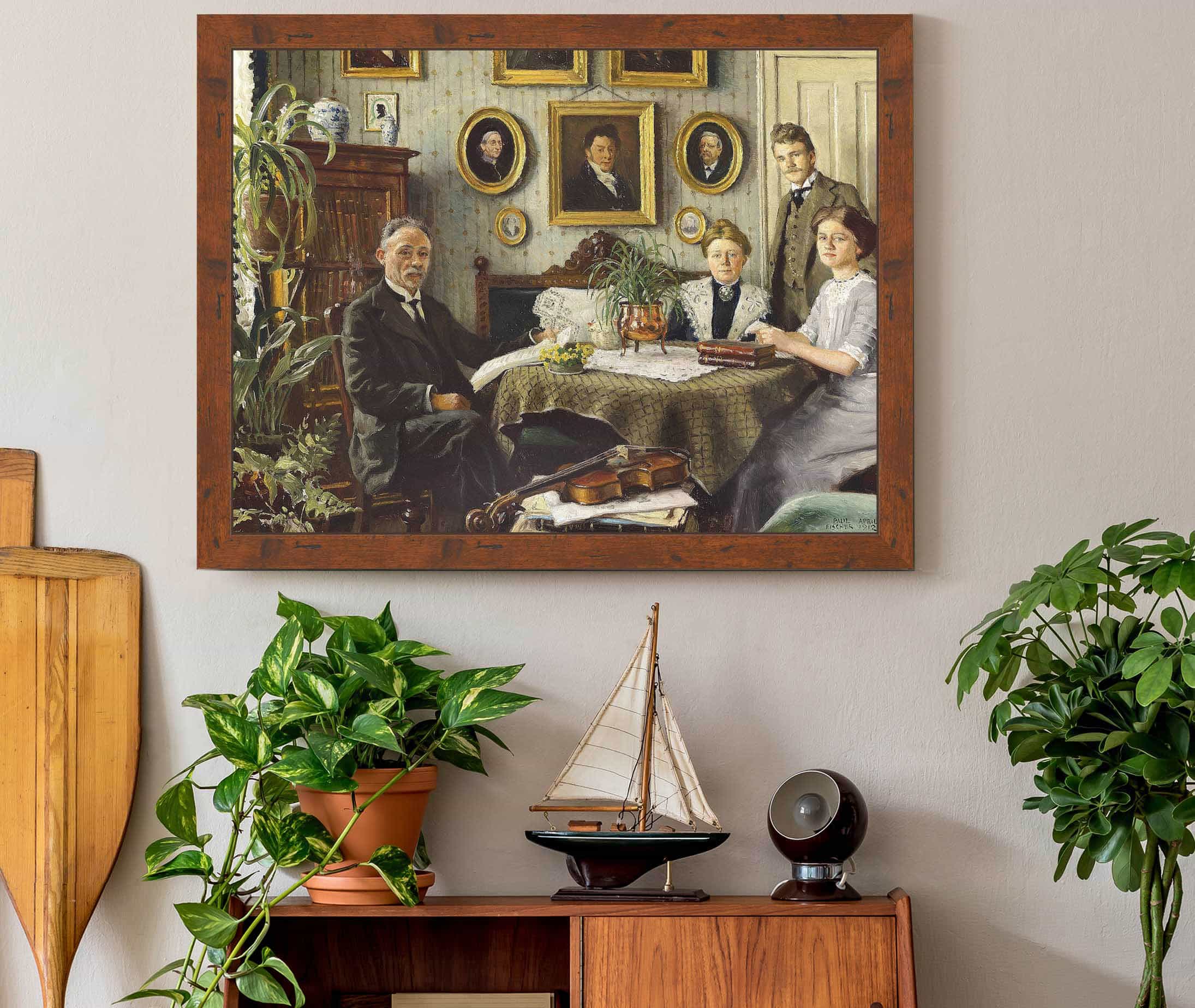 Kunstnerens Familie by Paul Fischer - Image 3