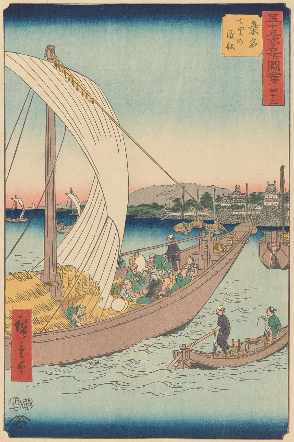 Kuwana by Ando Hiroshige - Image 3