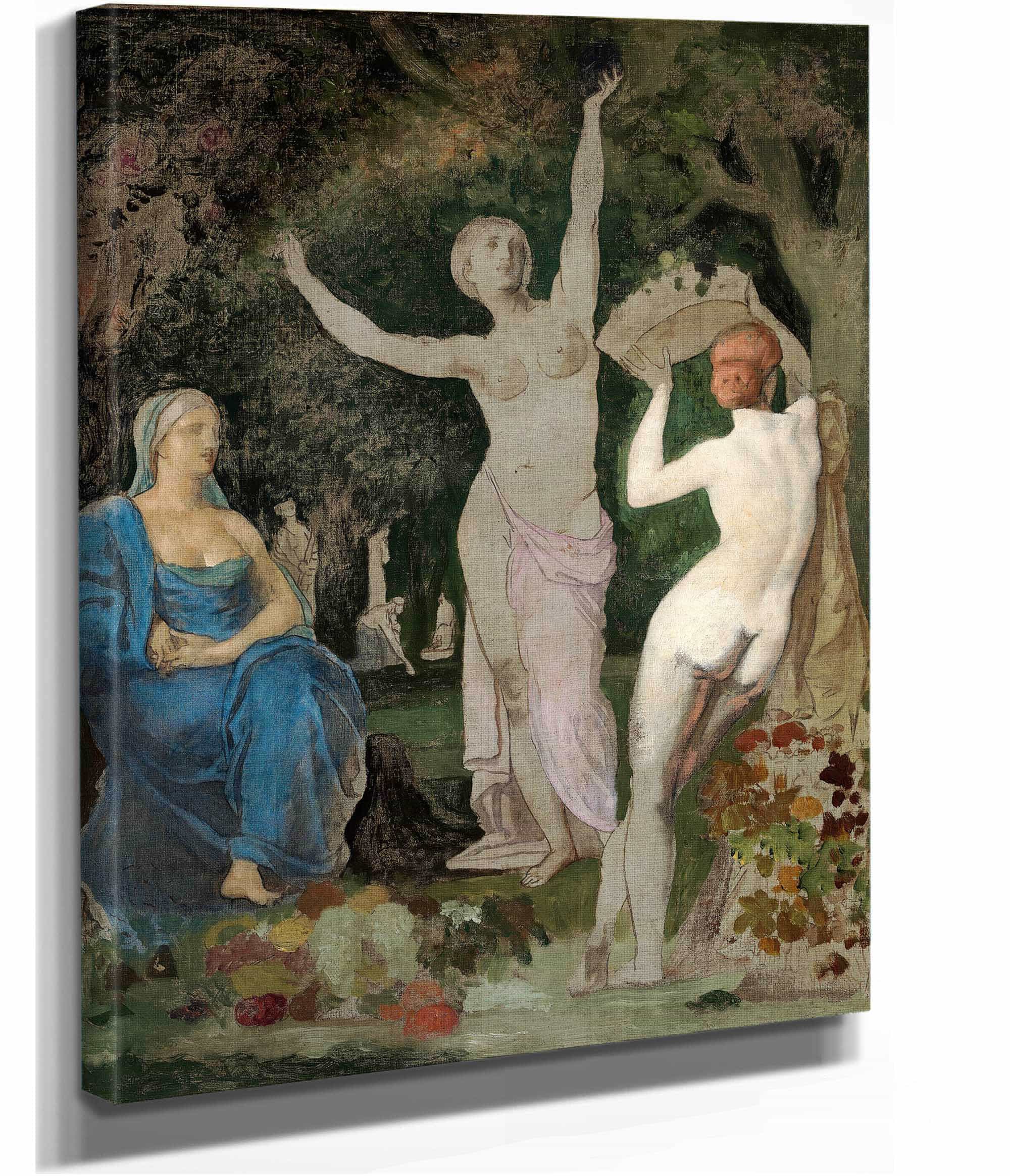 L Automne by Pierre Puvis De Chavannes - Image 2