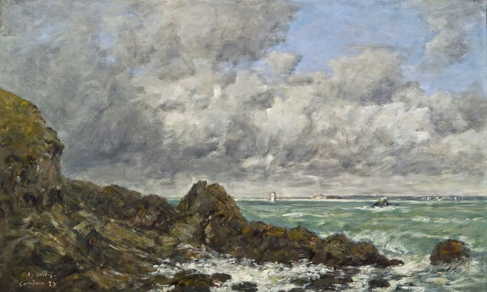 La Baie De Portrieux By Eugene Boudin - Image 7