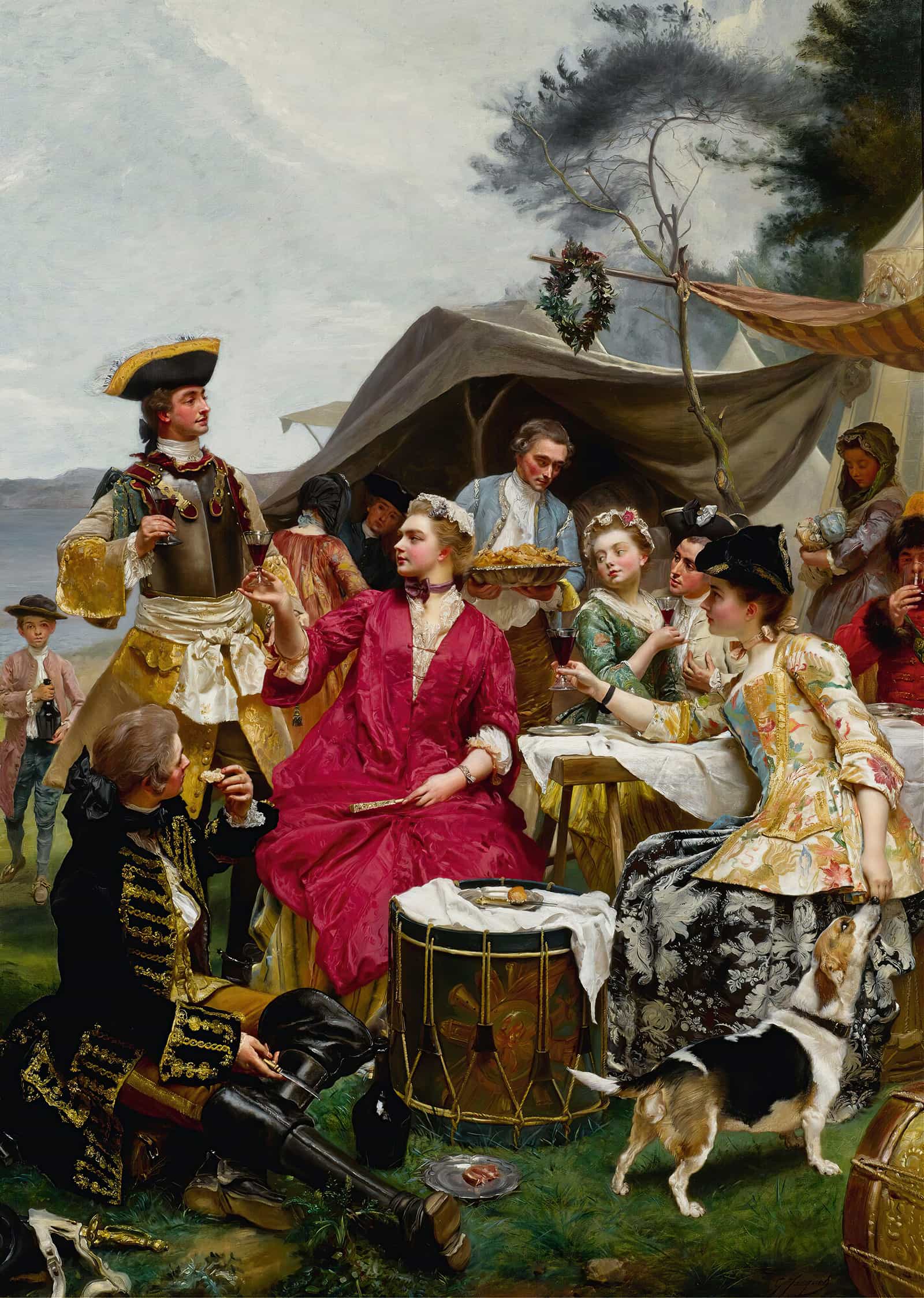 La Bienvenue by Gustave Jean Jacquet