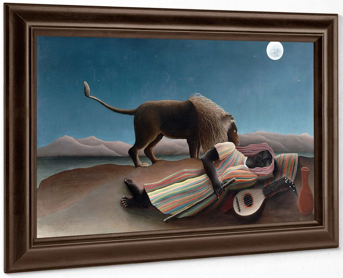 La Bohemienne Endormie (The Sleeping Gypsy) By Henri Julien Felix Rousseau - Image 4