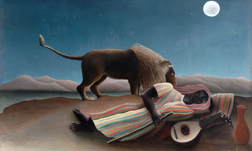 La Bohemienne Endormie (The Sleeping Gypsy) By Henri Julien Felix Rousseau - Image 5