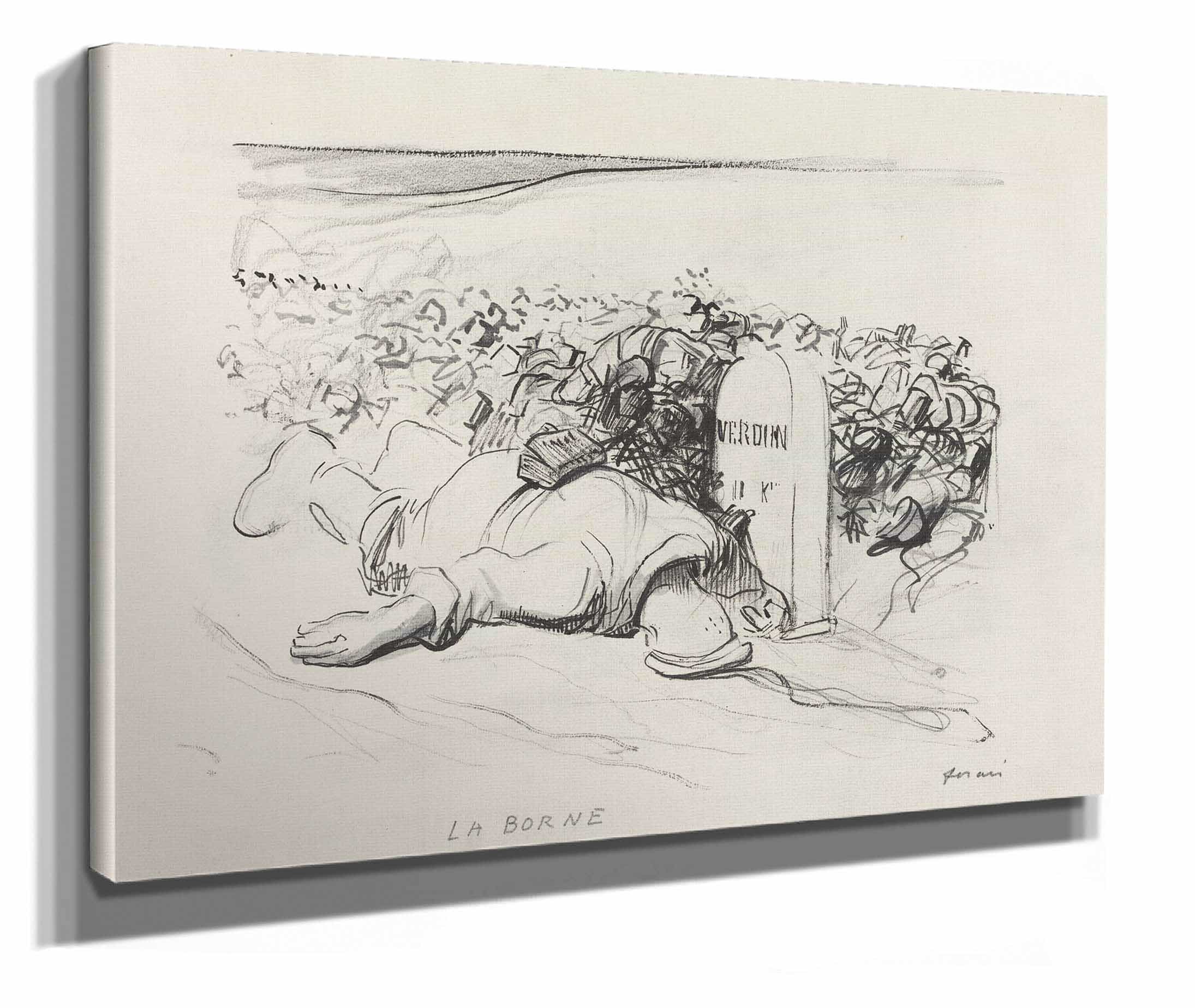 La Borne Verdun by Jean Louis Forain - Image 2