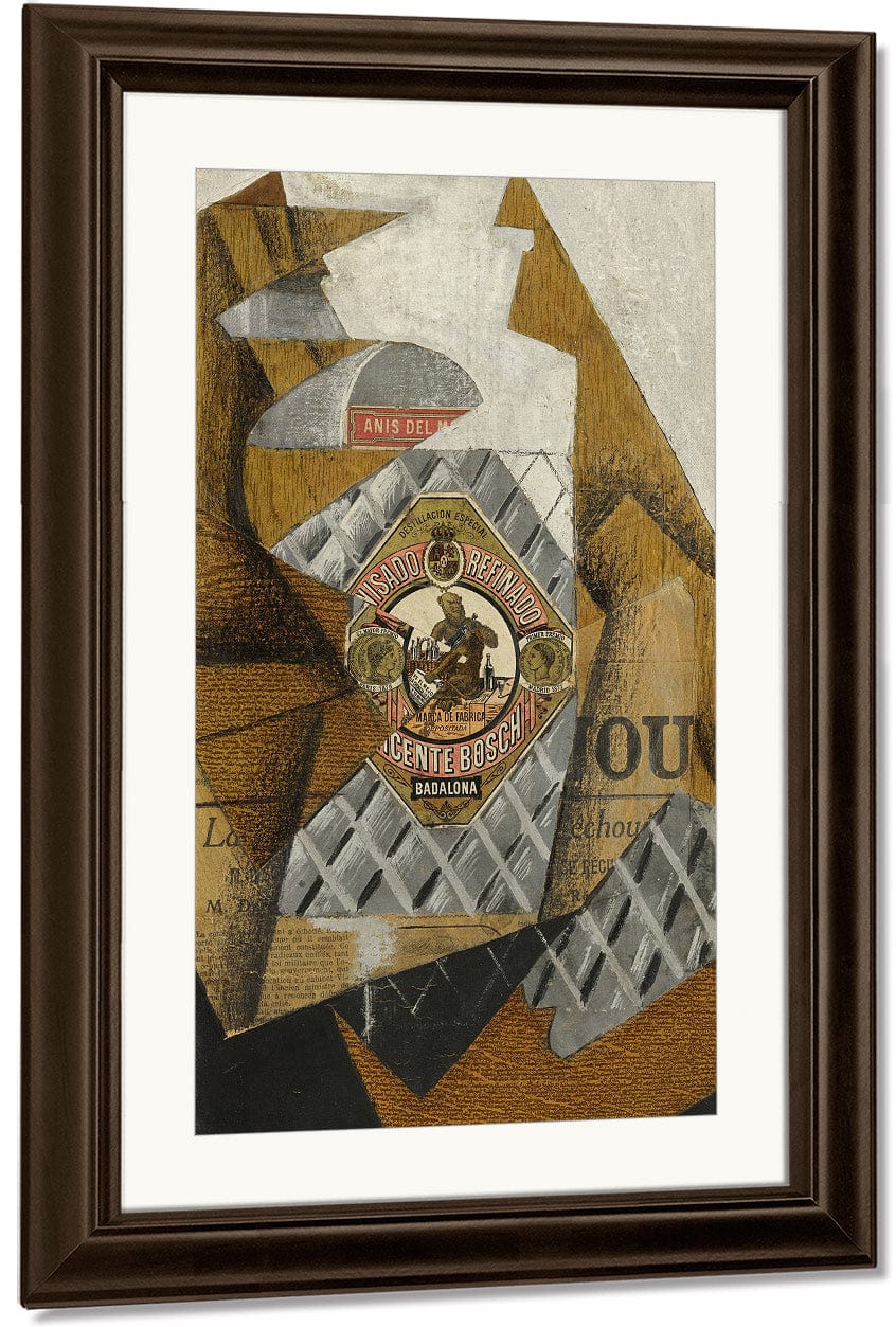 La Bouteille D'anis (The Bottle Of An’s Del Mono) By Juan Gris - Image 3