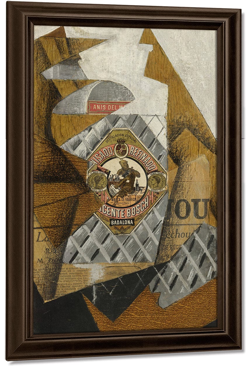 La Bouteille D'anis (The Bottle Of An’s Del Mono) By Juan Gris - Image 4