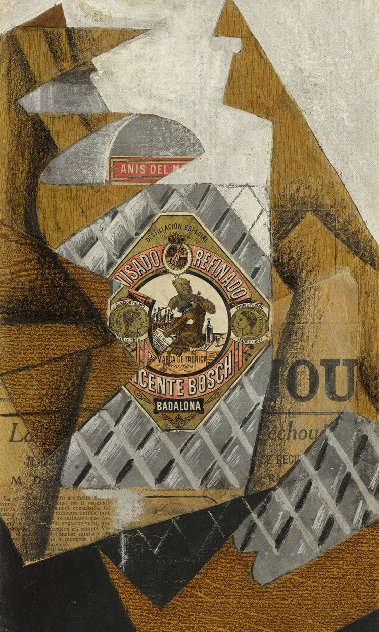 La Bouteille D'anis (The Bottle Of An’s Del Mono) By Juan Gris - Image 5