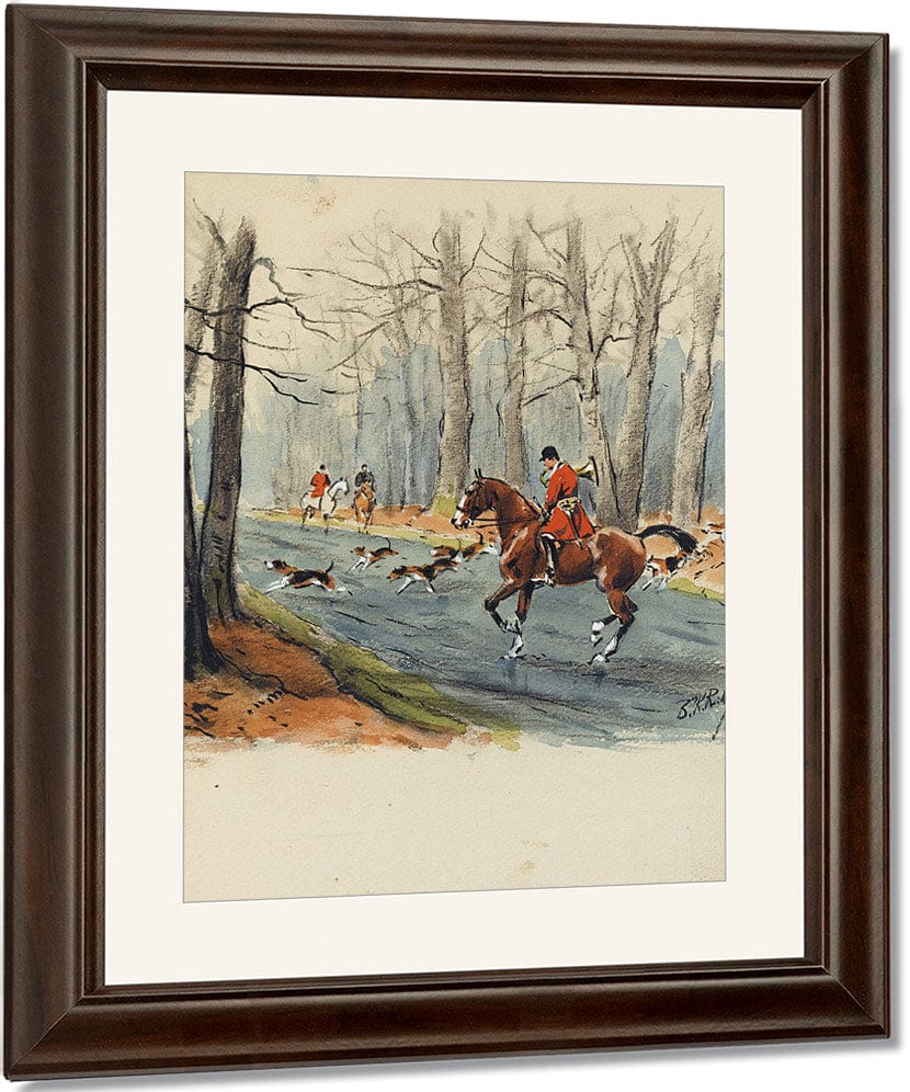 La Chasse A Courre, Guide De L'invitê. S.L. [Paris], La Bonne Compagnie, 1951. By Karl Ouren - Image 3