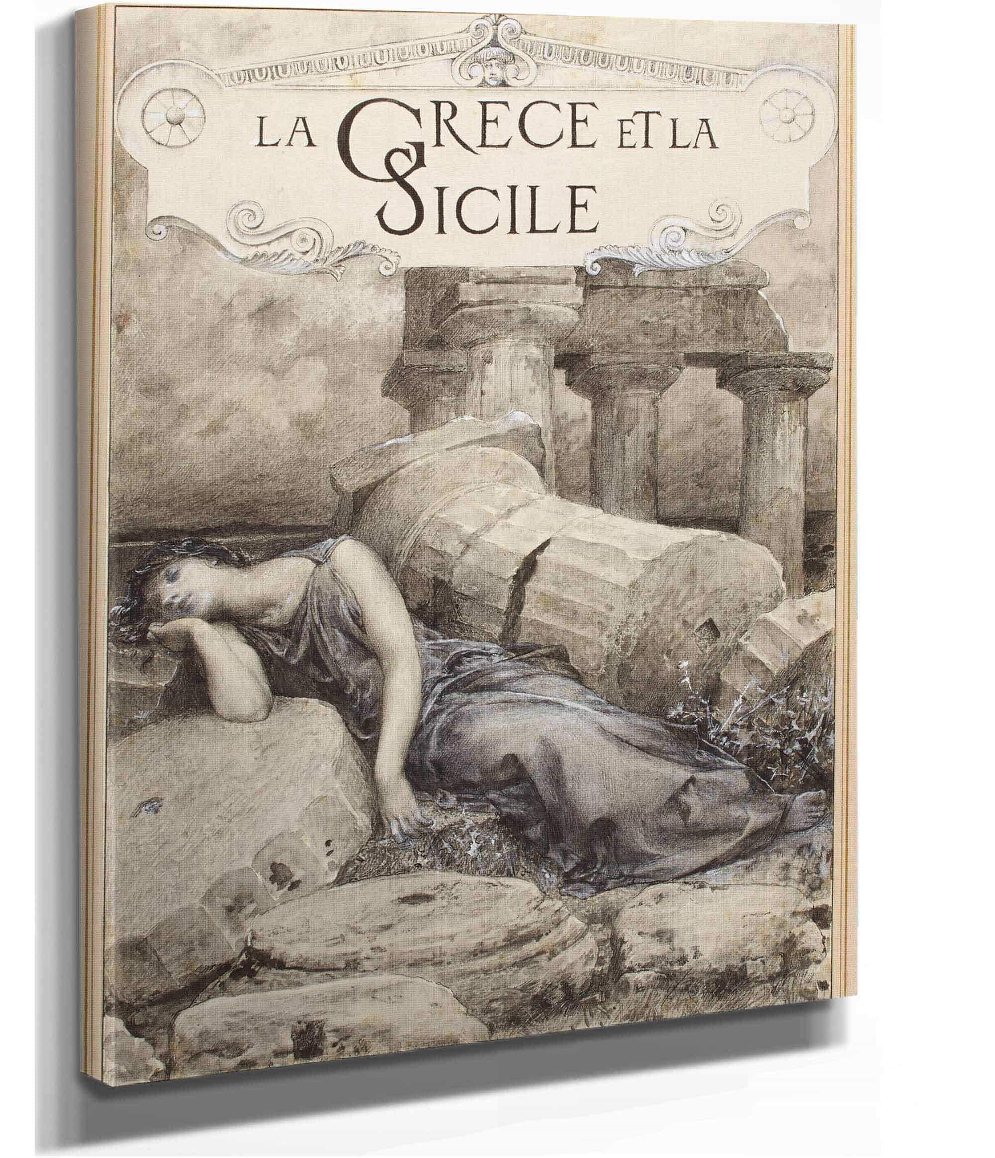 La Crece Et La Sicile by Luc Olivier Merson - Image 4