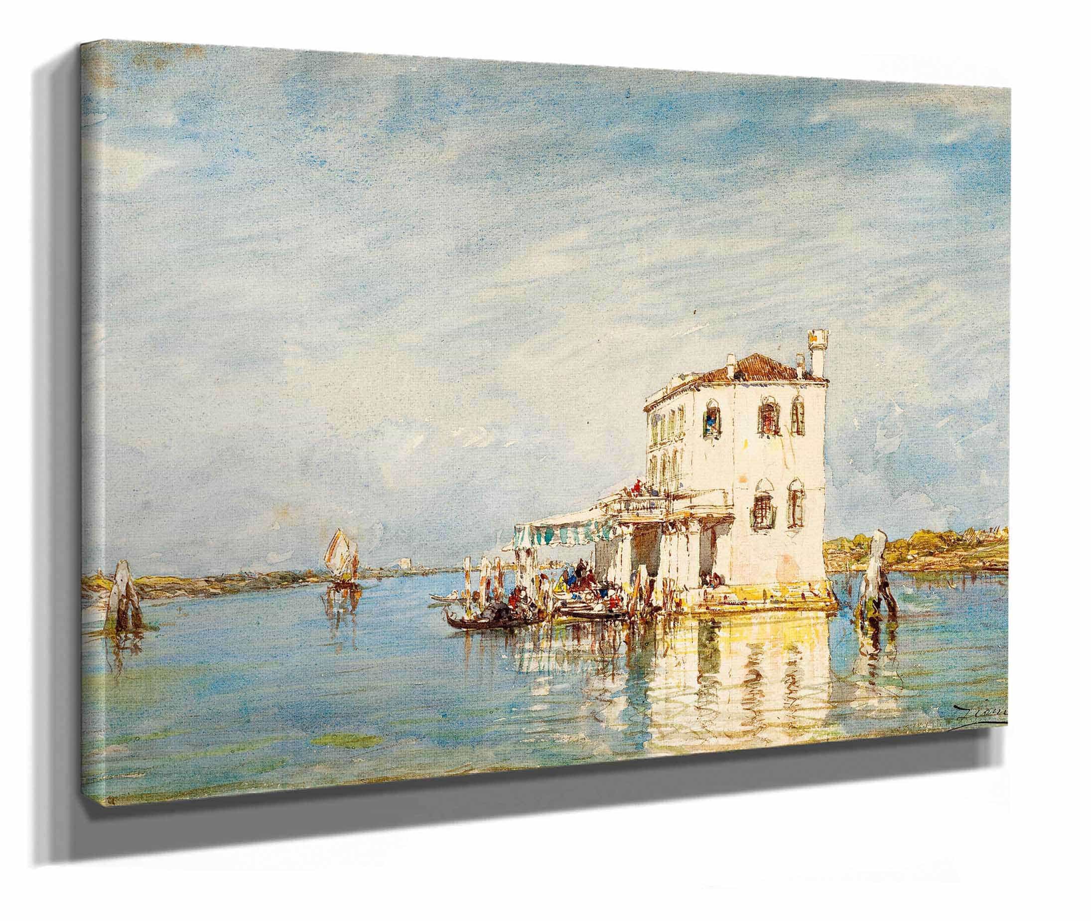 La Douane A Venise by Felix Ziem