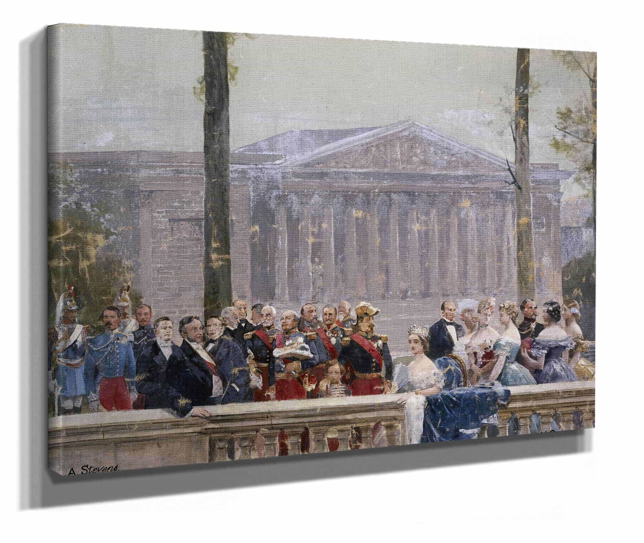 La Famille Imperiale Entouree De Nombreuses Personnalites Bourbon by Henri Gervex - Image 2