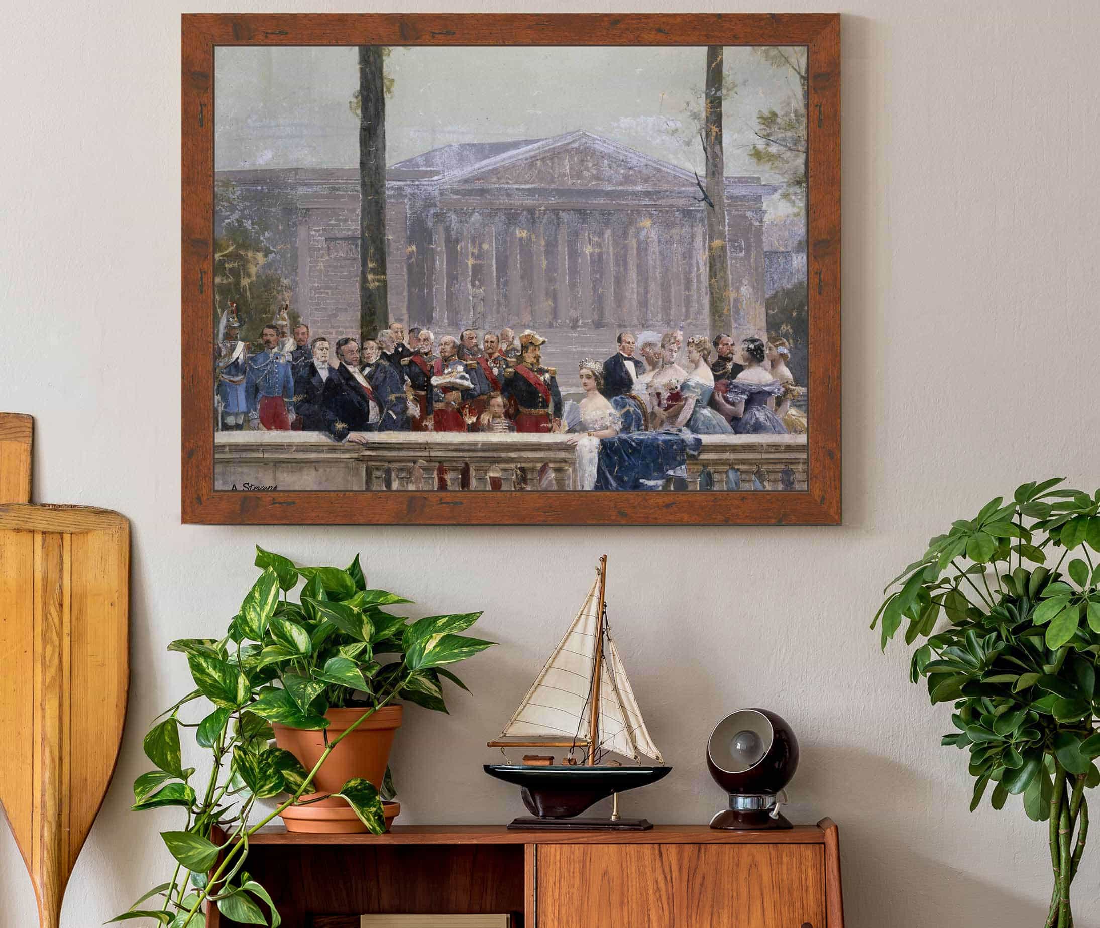 La Famille Imperiale Entouree De Nombreuses Personnalites Bourbon by Henri Gervex - Image 3