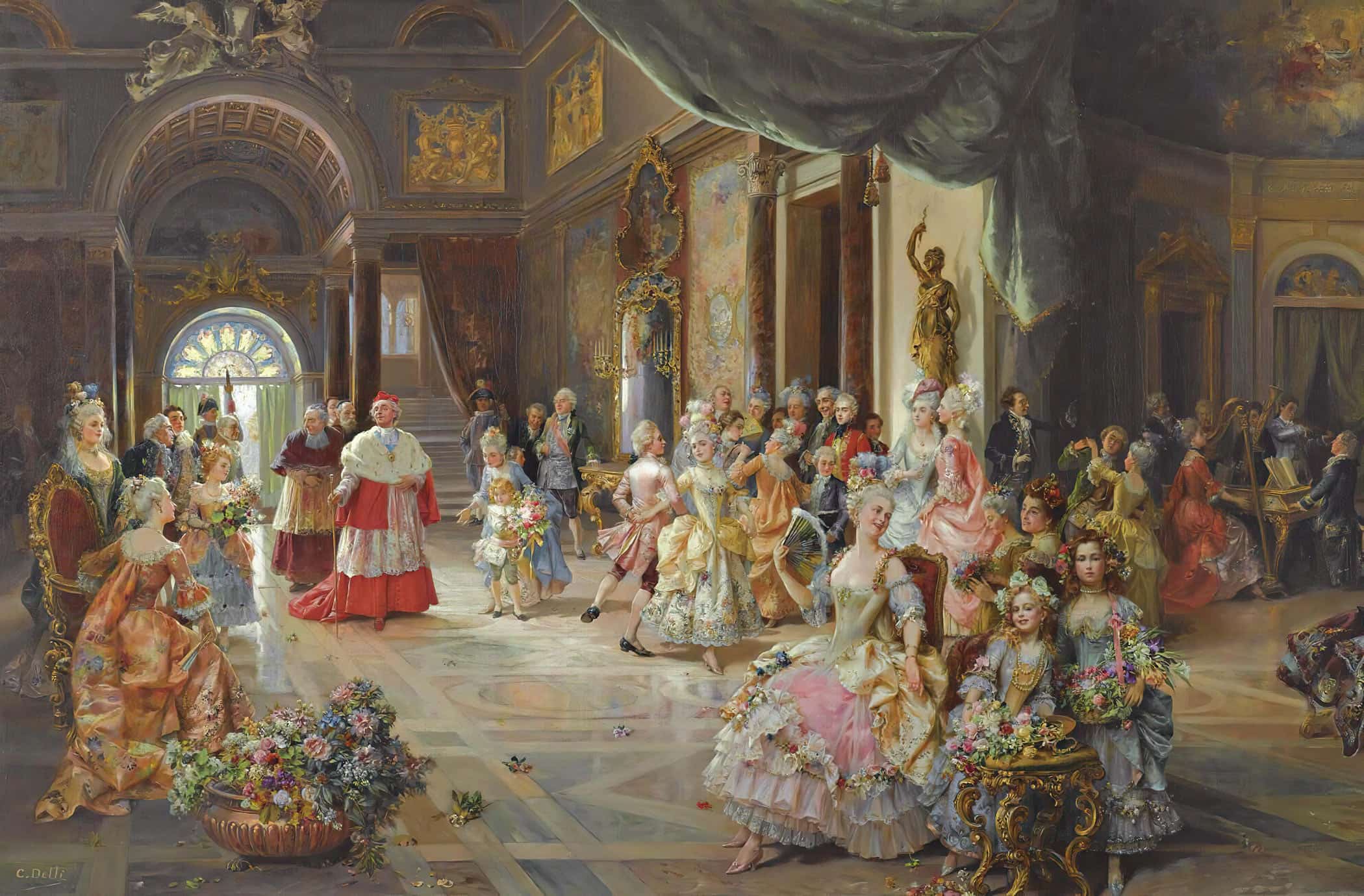 La Fete by Cesare Auguste Detti - Image 2