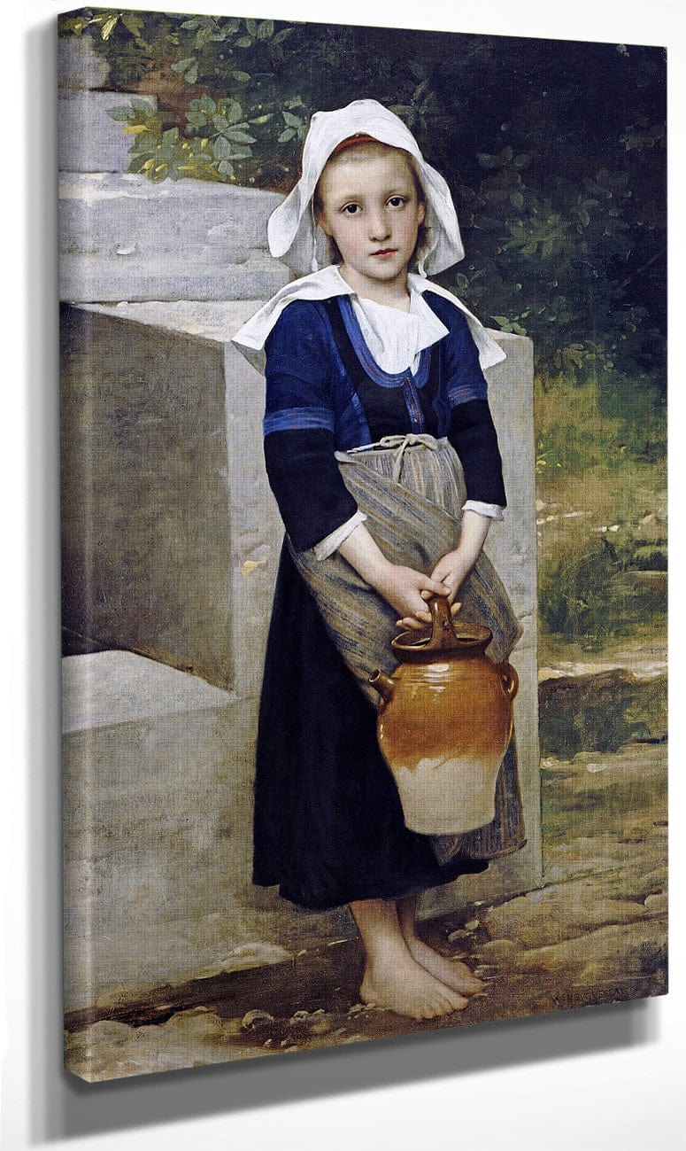 La Fille D'eau By William Adolphe Bouguereau