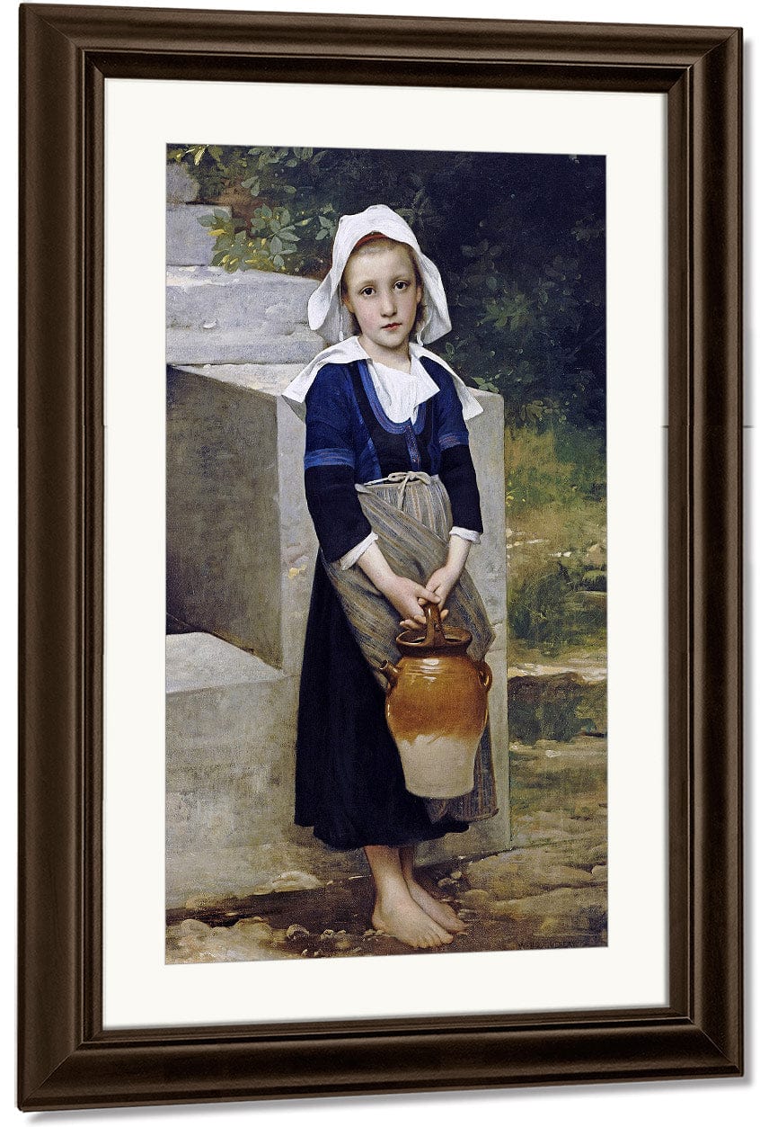 La Fille D'eau By William Adolphe Bouguereau - Image 3
